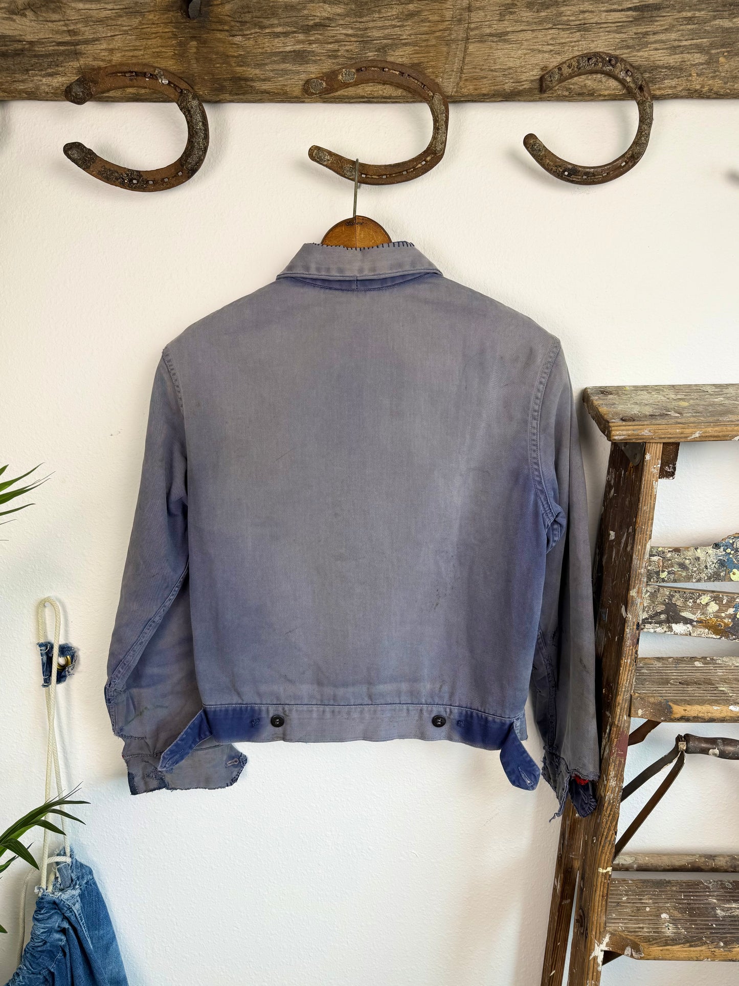 1950s Faded Hercules ‘Flannel Lined’ Workwear Jacket (S/M)