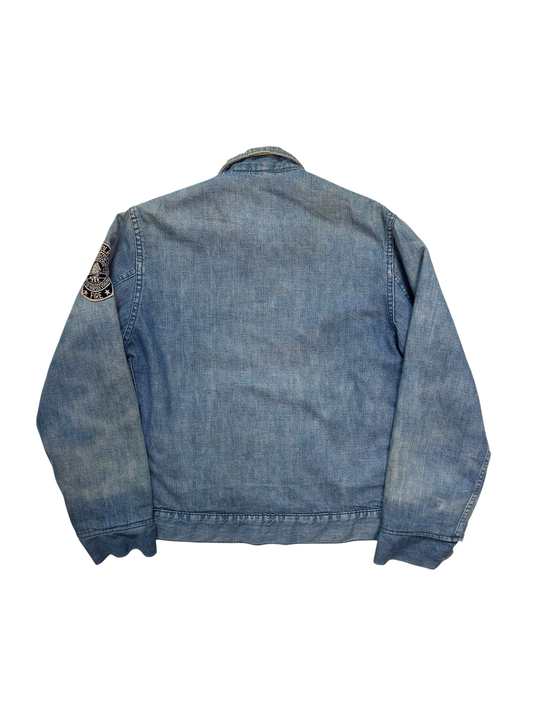 1960s Dee Cee Lined Denim Work Jacket (S/M)