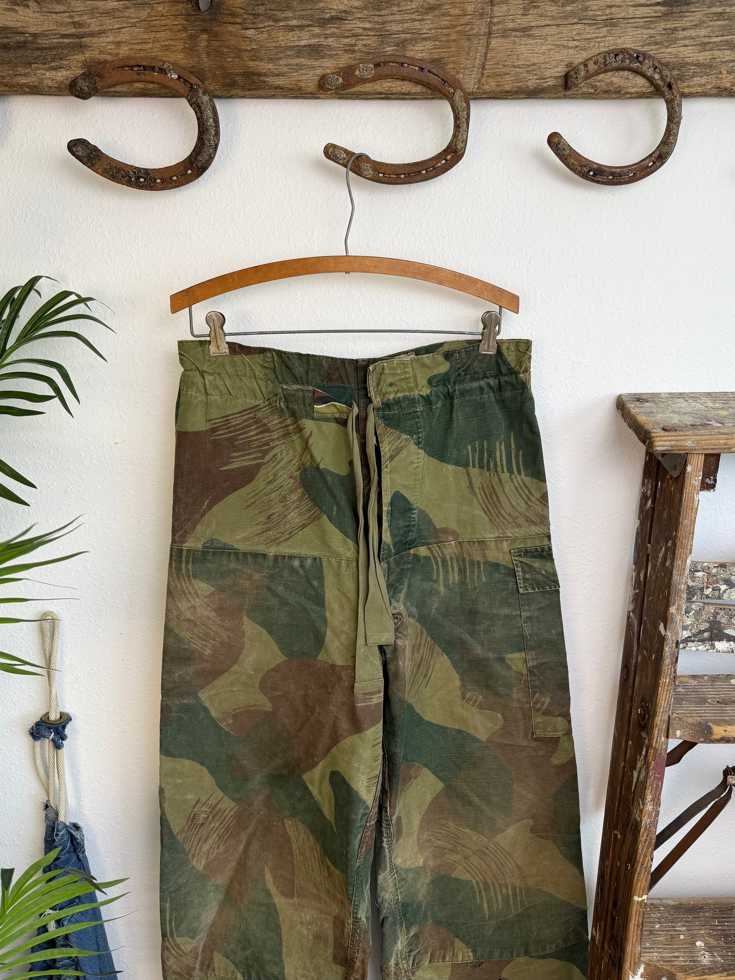 1950s Belgian Brushstroke Camo Pants (33)