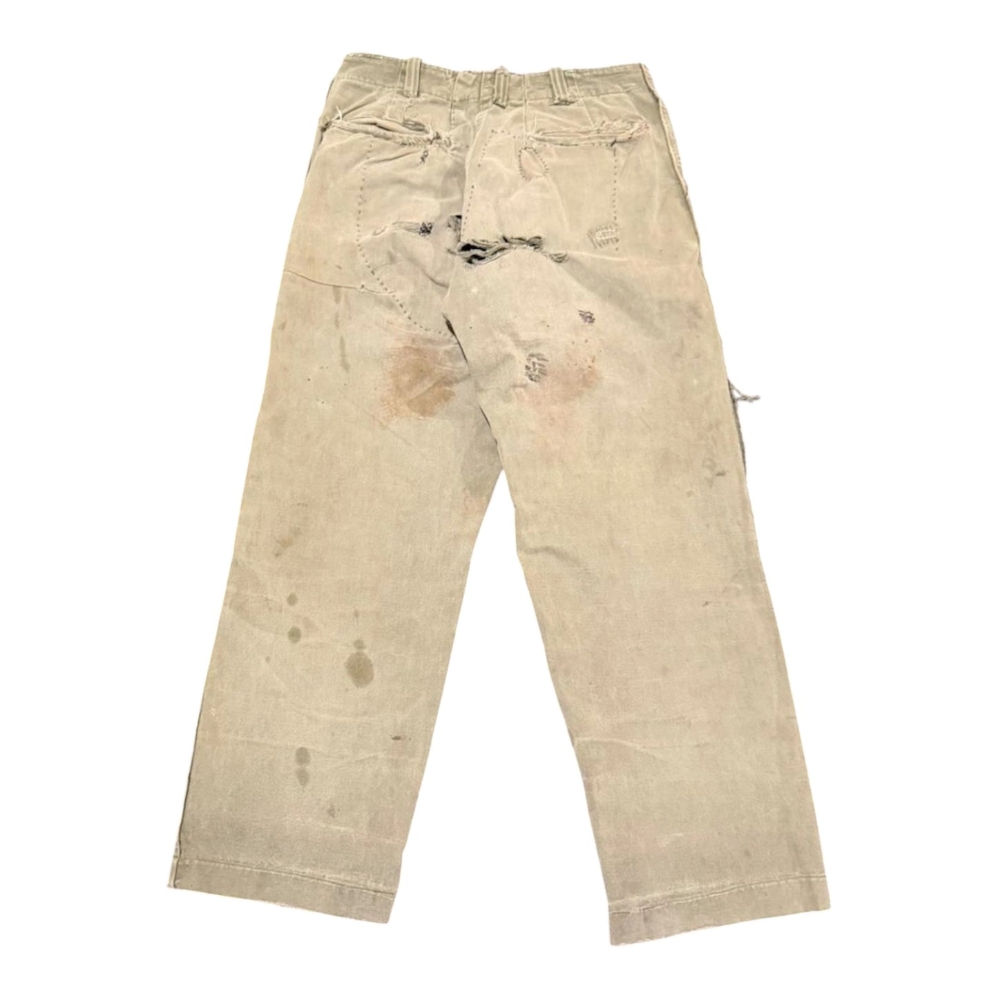 1950s HBT Heavily Repaired Chinos (32)