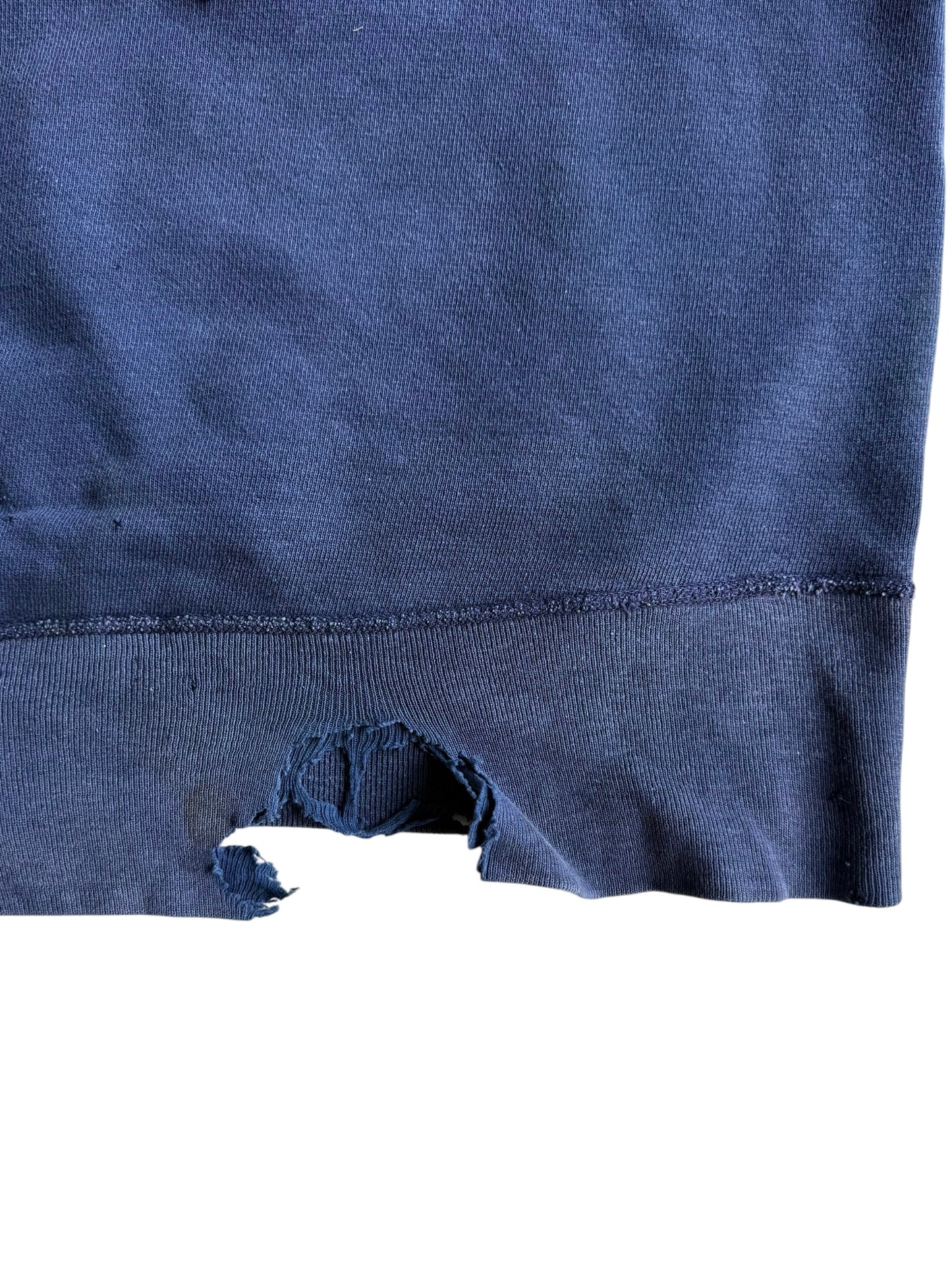1950s Sun Faded and Distressed Single V Sweatshirt (S/M)