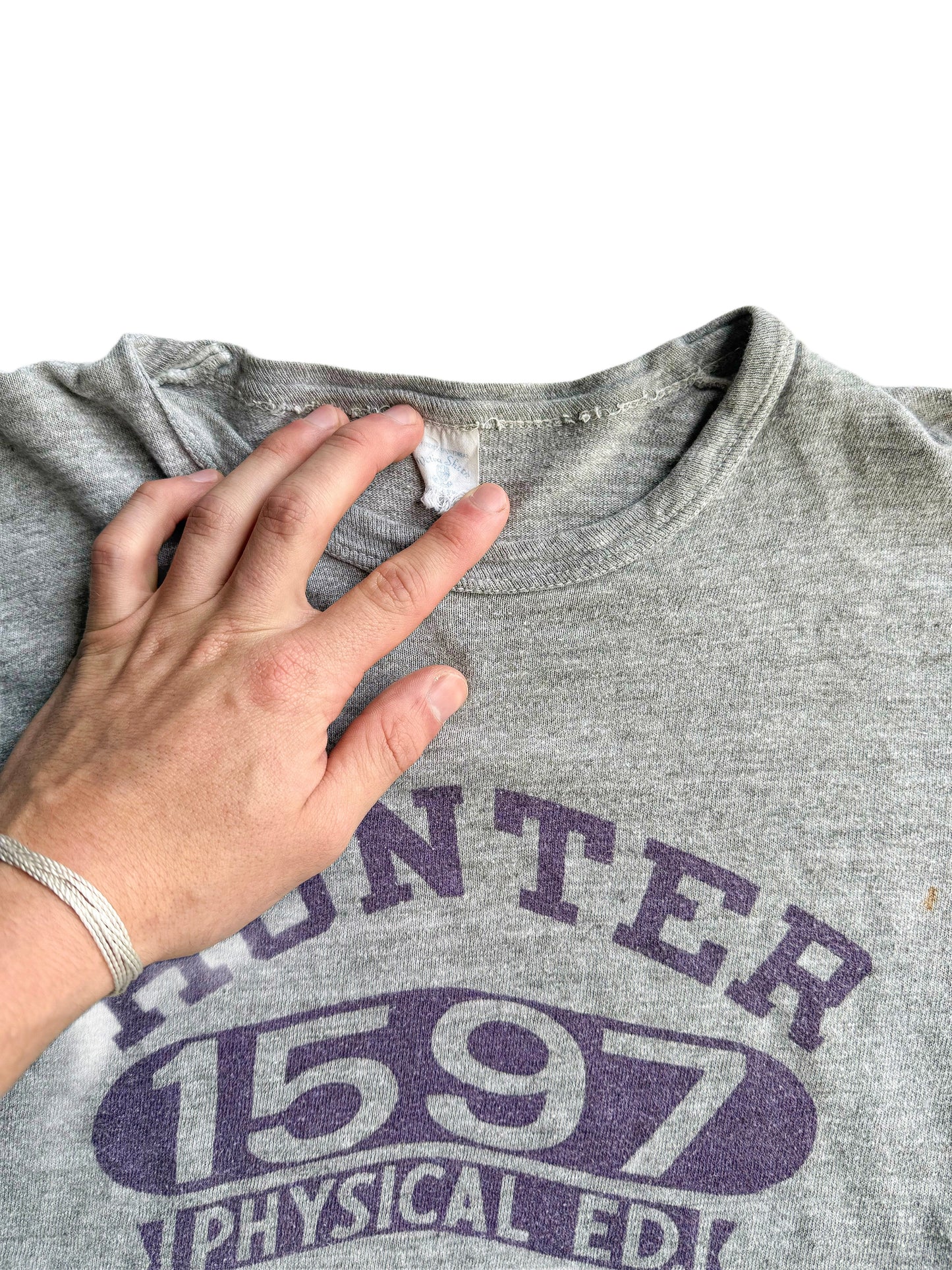 1950s ‘Hunter College’ Phys Ed Tee (S/M)