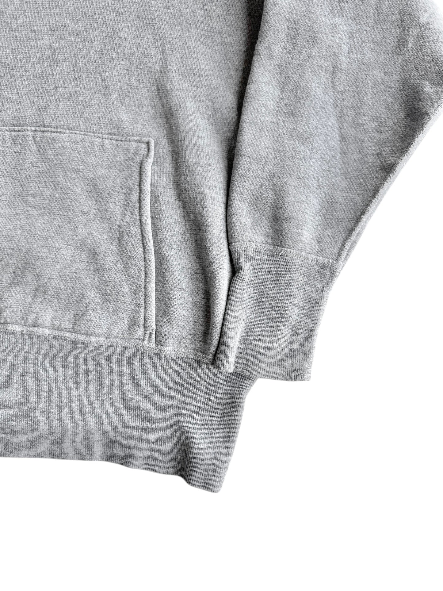 1950s Flagg Bodyguard Grey Two Tone Hoodie (S/M)