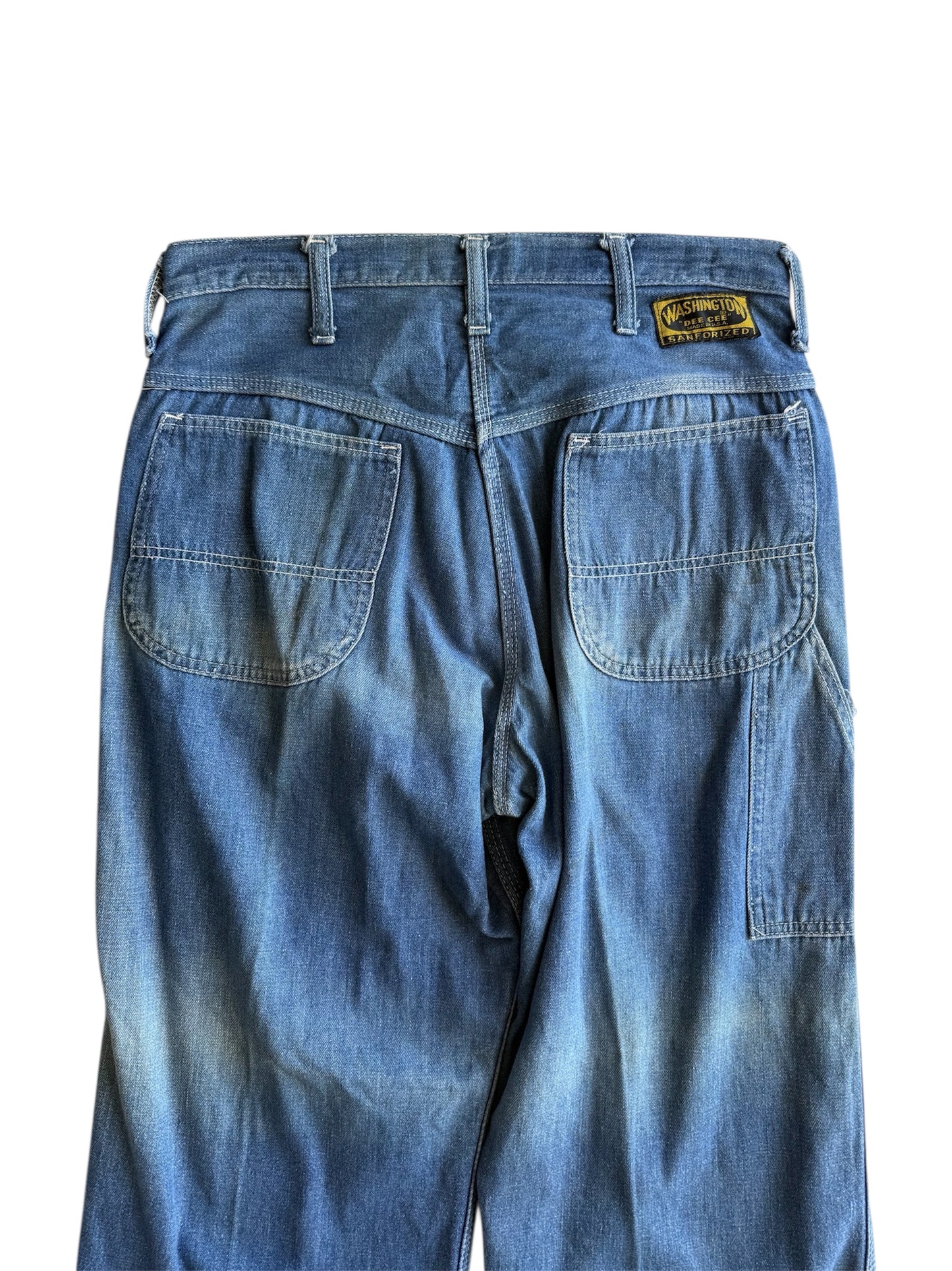 1960s Washington Dee Cee Faded Carpenter Jeans (31)