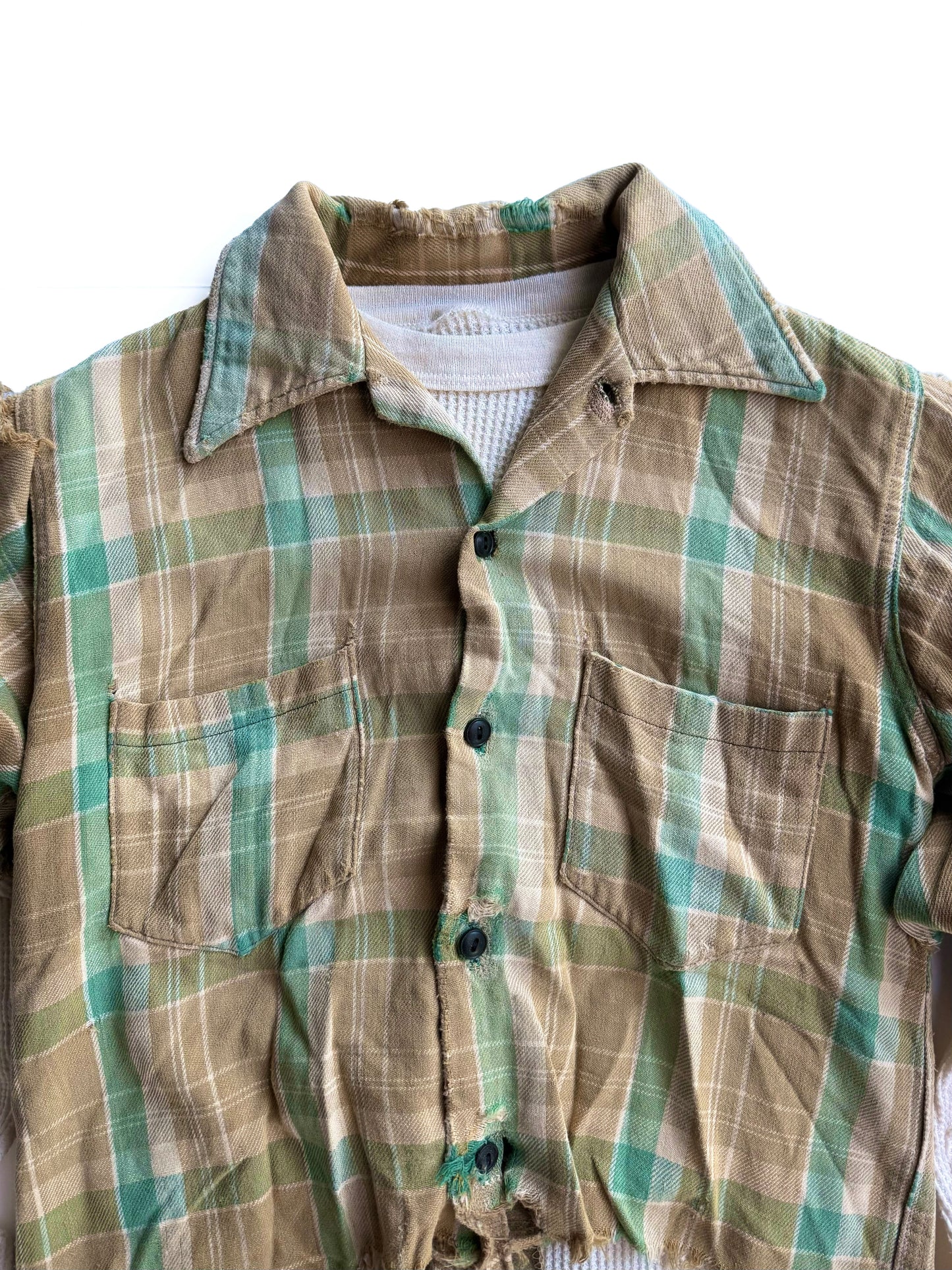 1940s Distressed Flannel With 1950s Thermal (S)