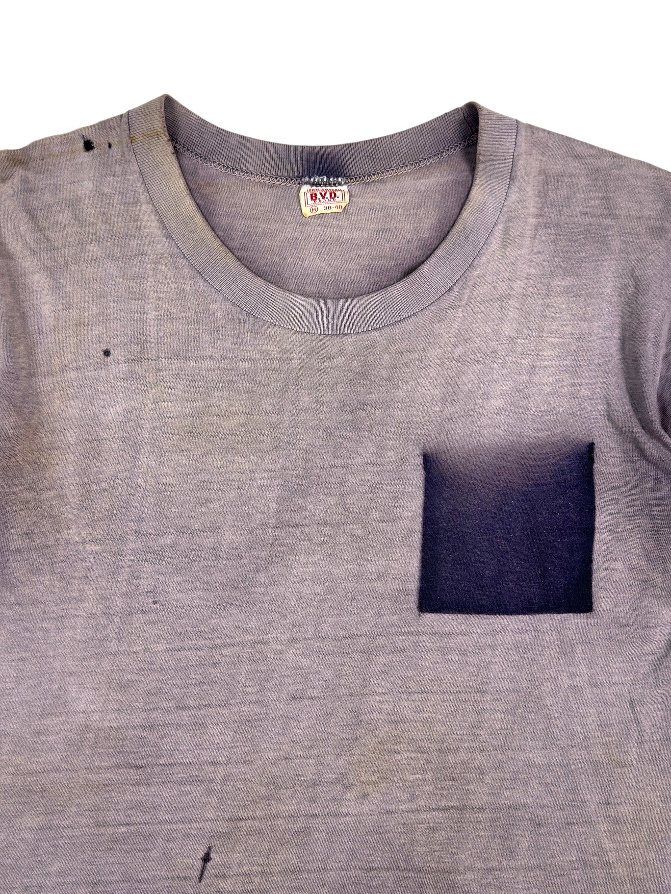 1950s Ghost Pocket Sun Faded Tee (S/M)