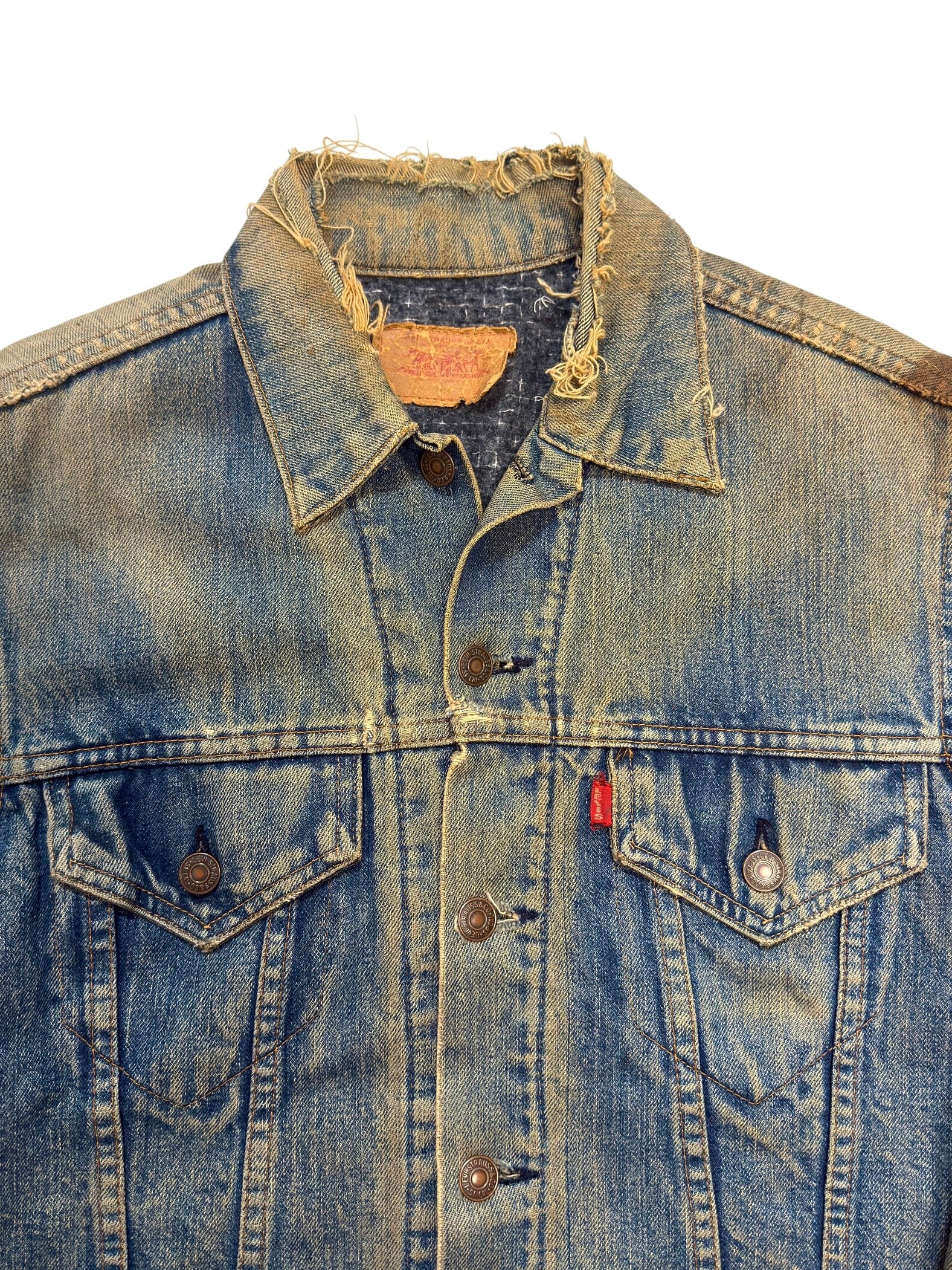 1960s Levi’s Type 3 Lined Distressed Denim Jacket (S/M)