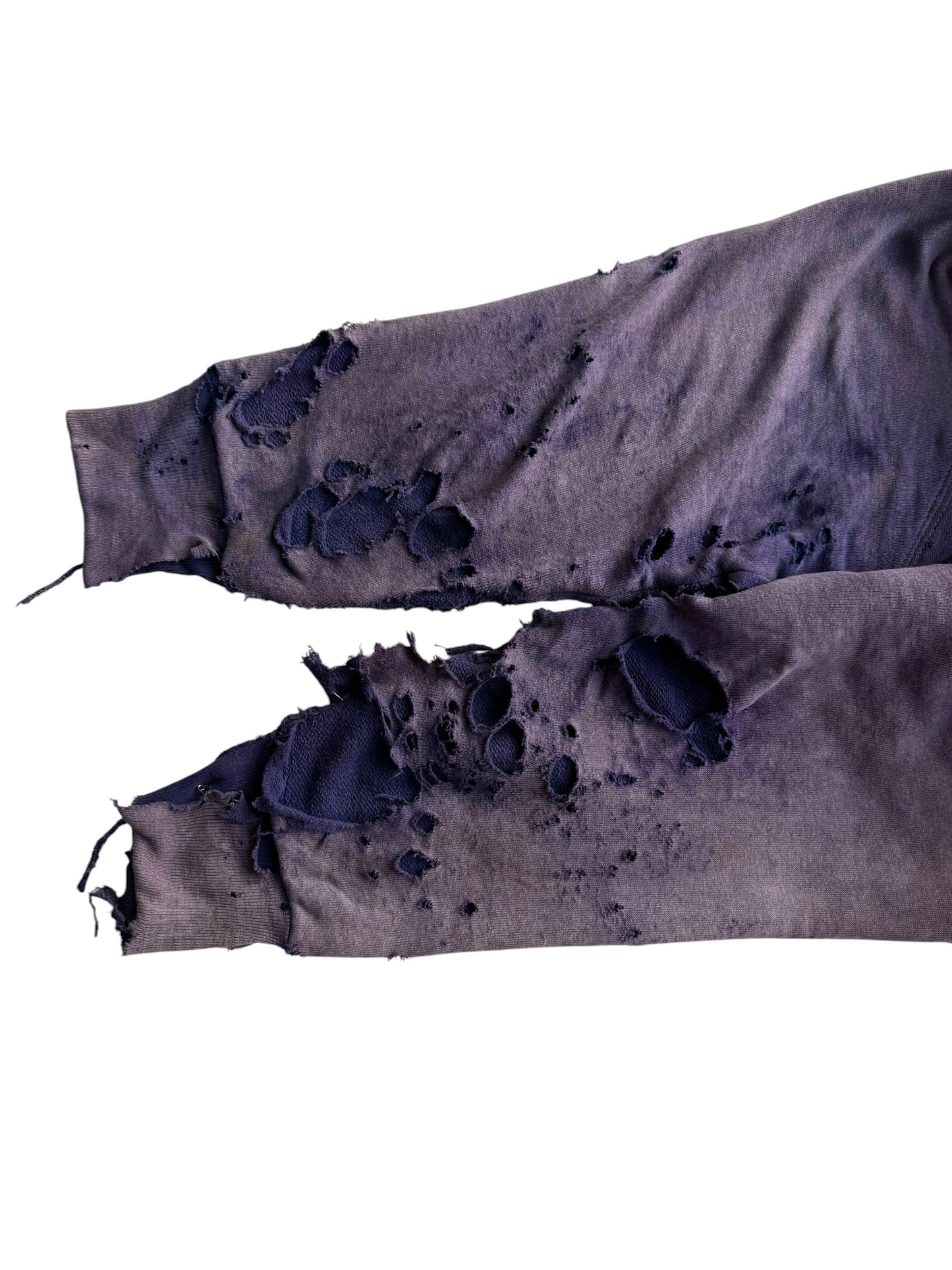 1940s Sun Faded ‘Ghost Pocket’ Distressed Double Face Hoodie (XL)