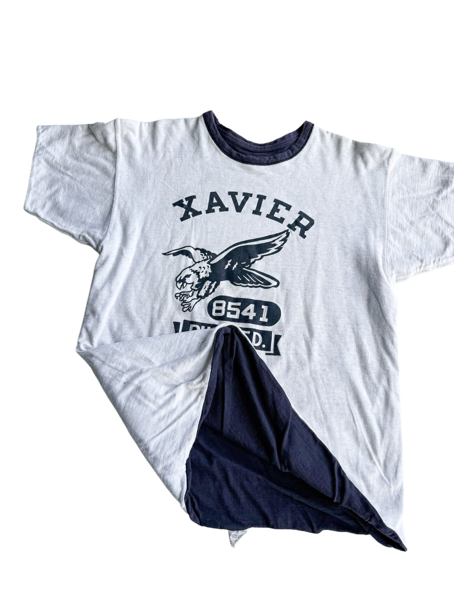 1960s Champion ‘Xavier’ Double Face Phys Ed Tee (S/M)