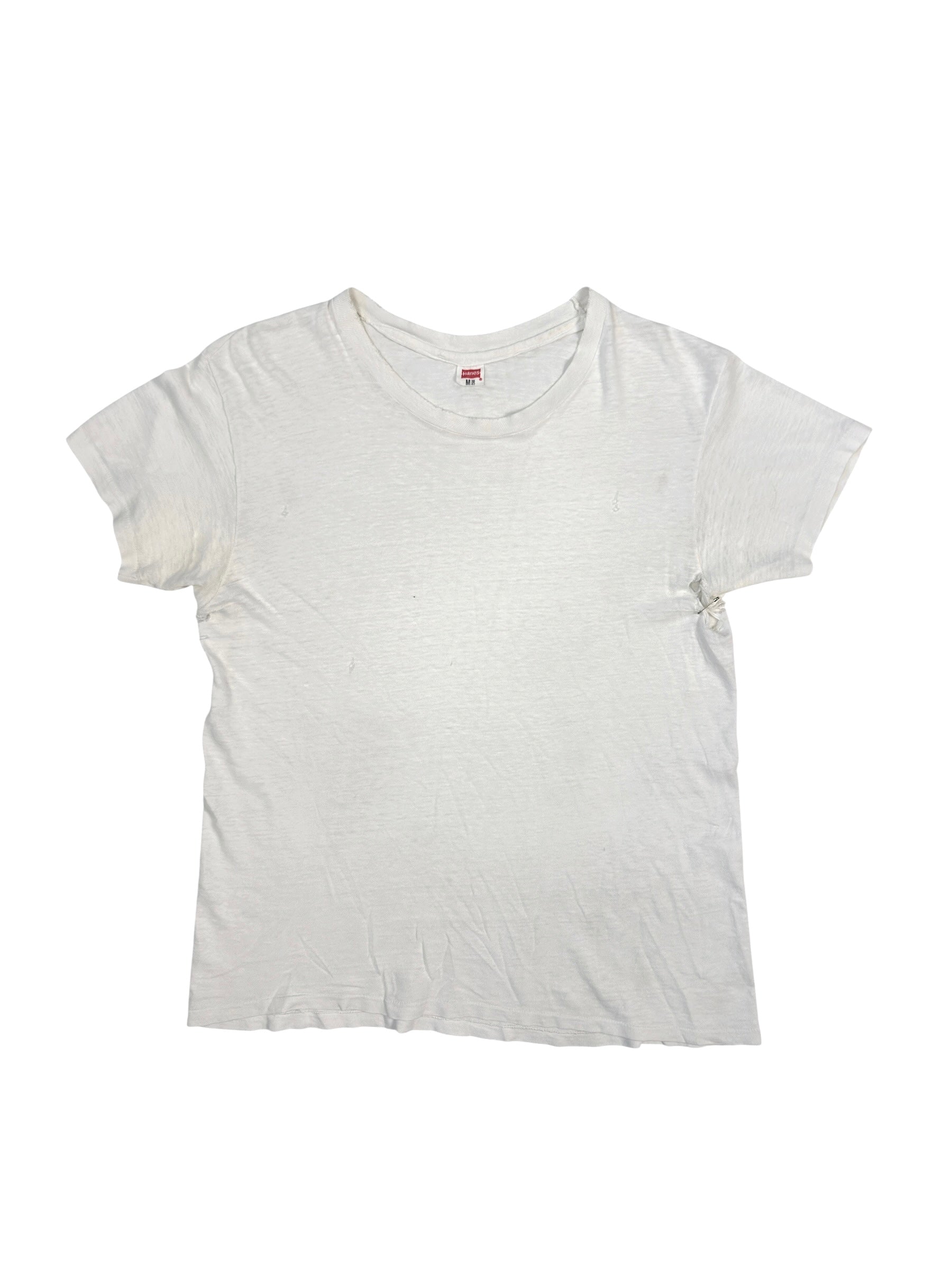 1950s Hanes Perfect Essential White Tee (S/M)