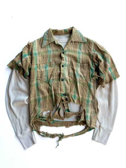 1940s Distressed Flannel With 1950s Thermal (S)
