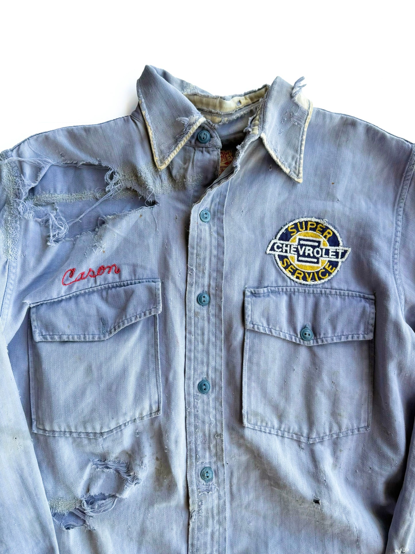 1950s ‘Carson’ Work Shirt With Original Sears Letter (M/L)