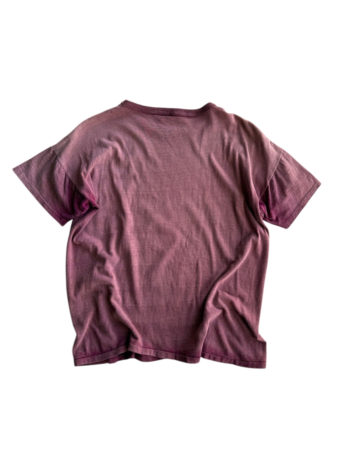 1950s ‘Warriors’ Sun Faded Burgundy Tee (M/L)