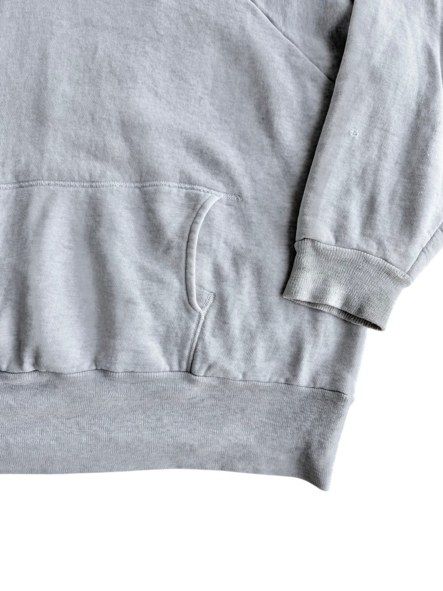 1950s Brent Grey Fully Thermal Lined Hoodie (XL)