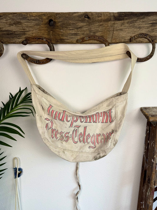 1950s Independent Press Telegram Newspaper Bag (OS)
