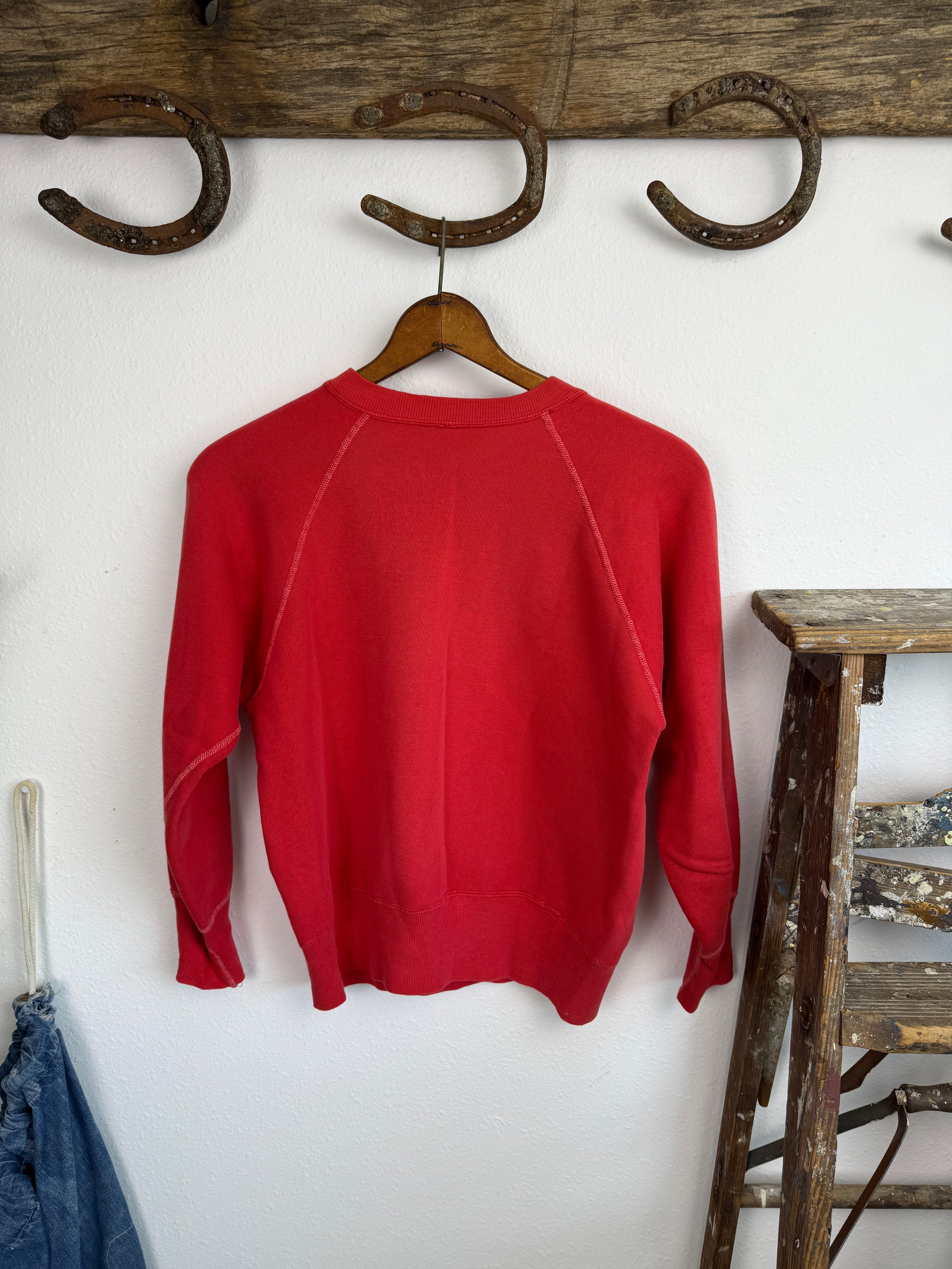 1950s Flocked Fraternity Sweatshirt (M/L)