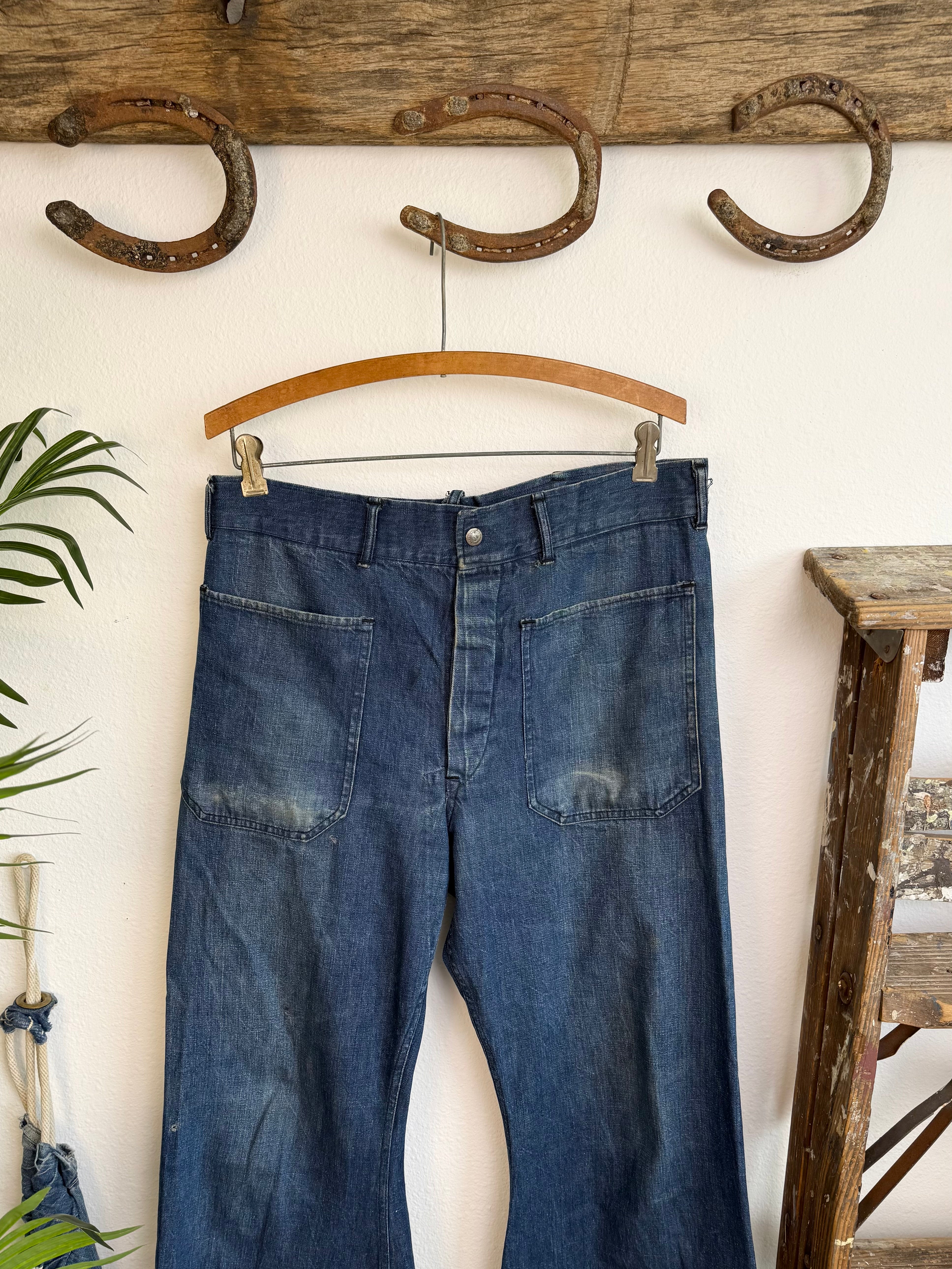 1940s Selvedge Sanforized Seafarer Dungarees (34)