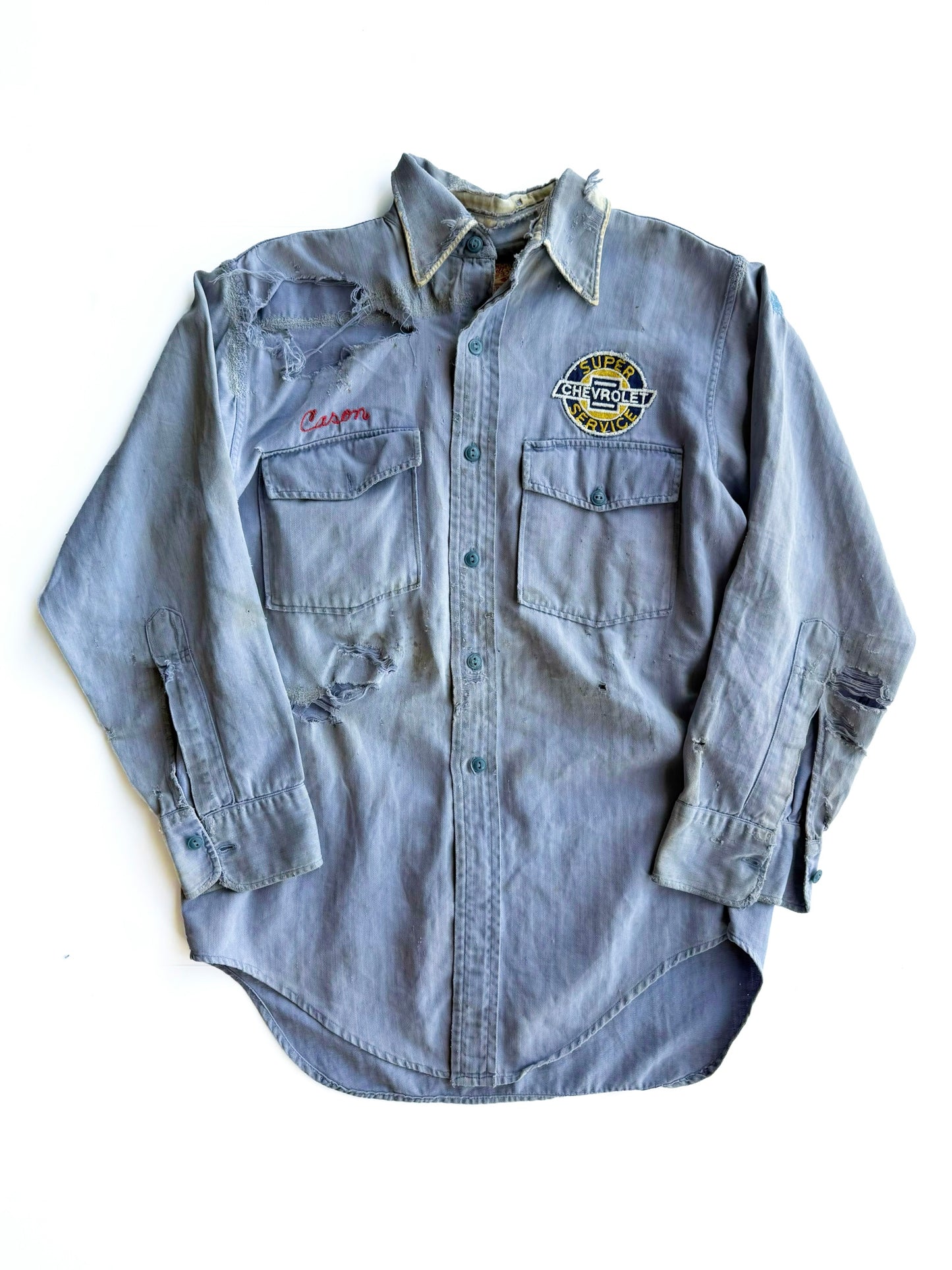 1950s ‘Carson’ Work Shirt With Original Sears Letter (M/L)