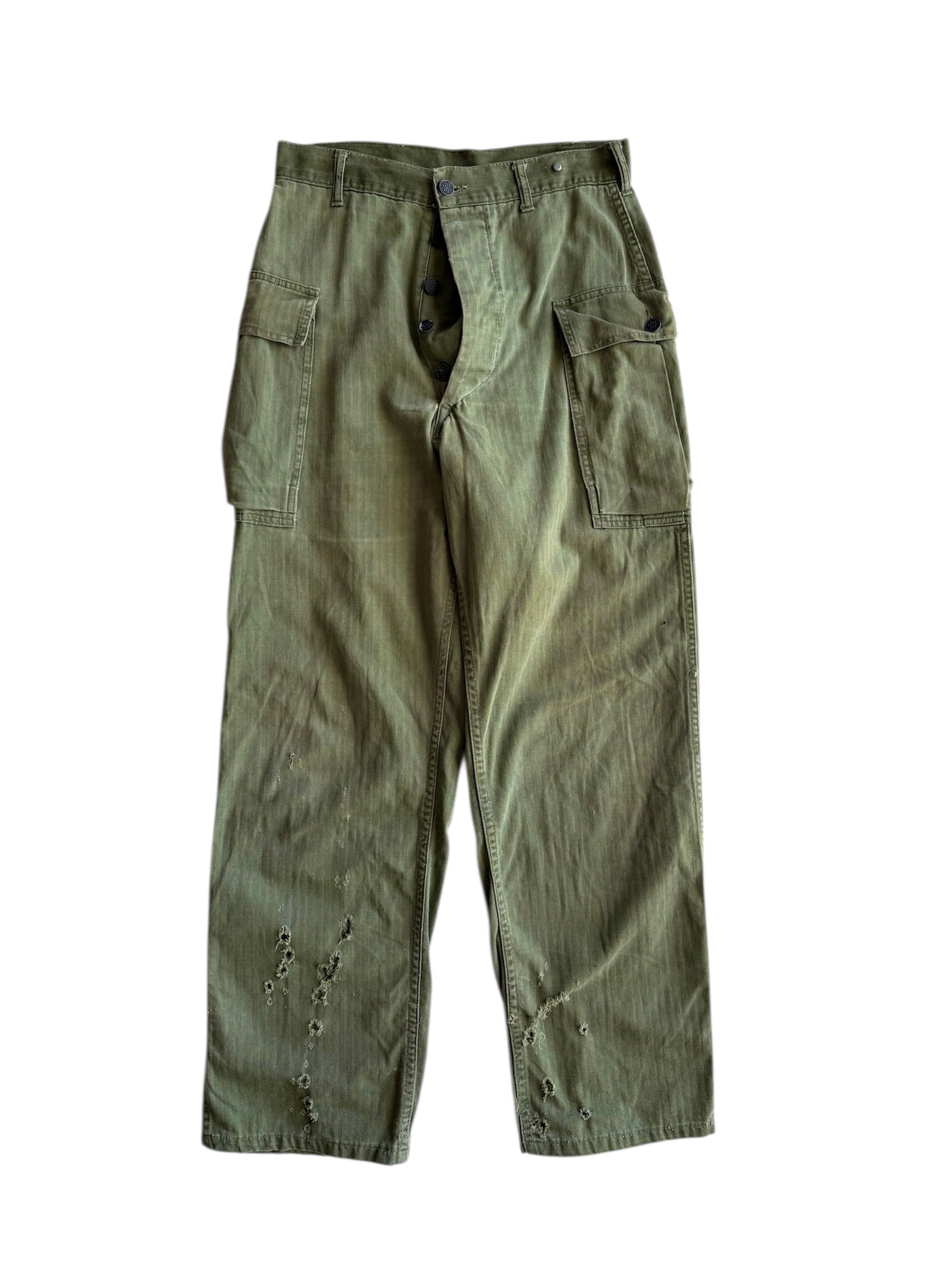 1940s WW2 13 Star Army Cargo Pants (30)