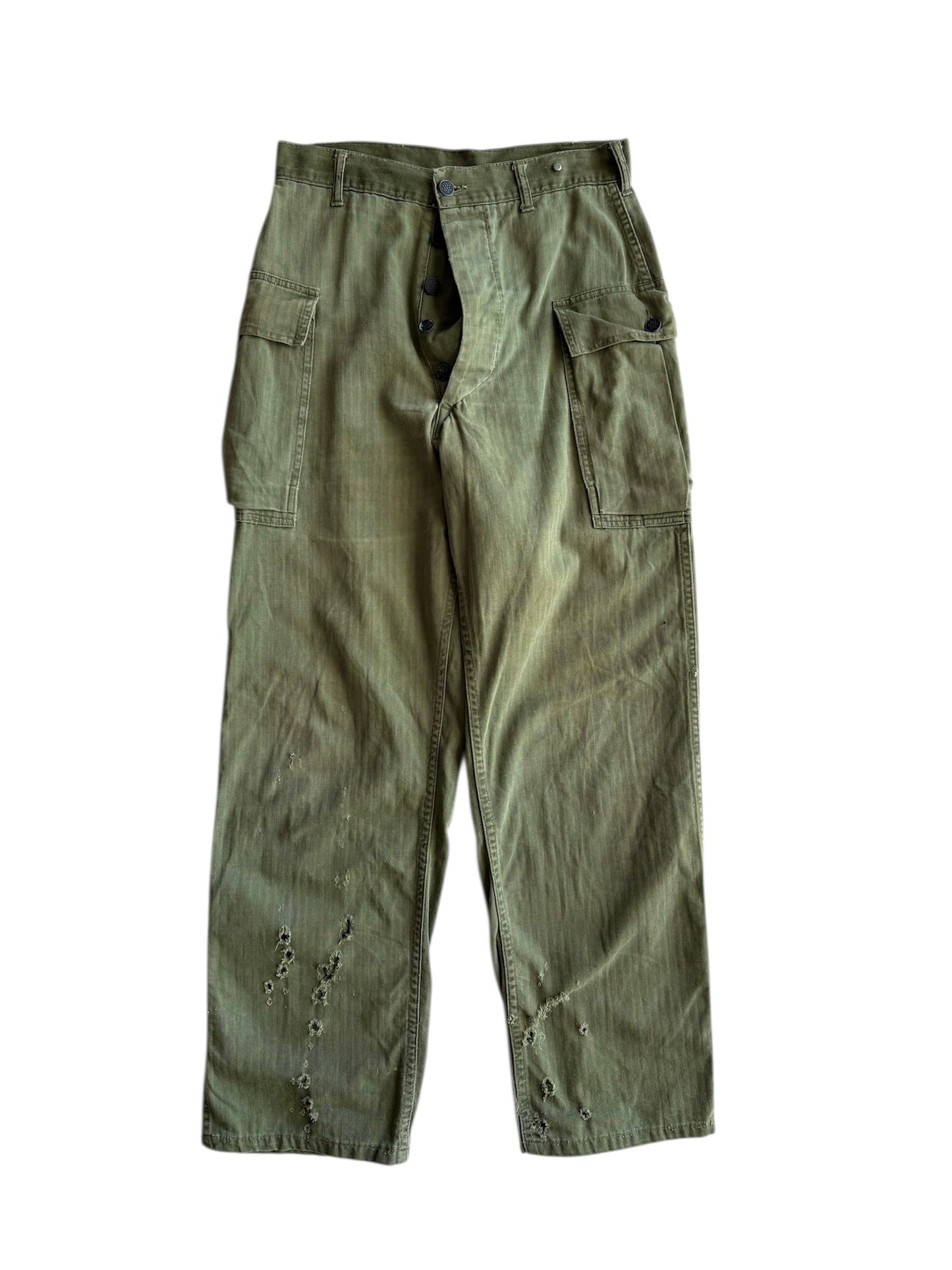 1940s WW2 13 Star Army Cargo Pants (30)