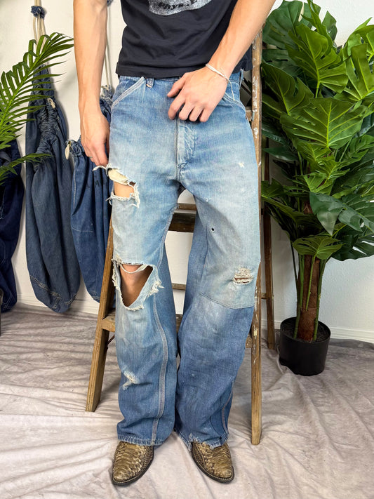1950s Big Mac ‘Perfectly Distressed’ Carpenter Jeans (32)