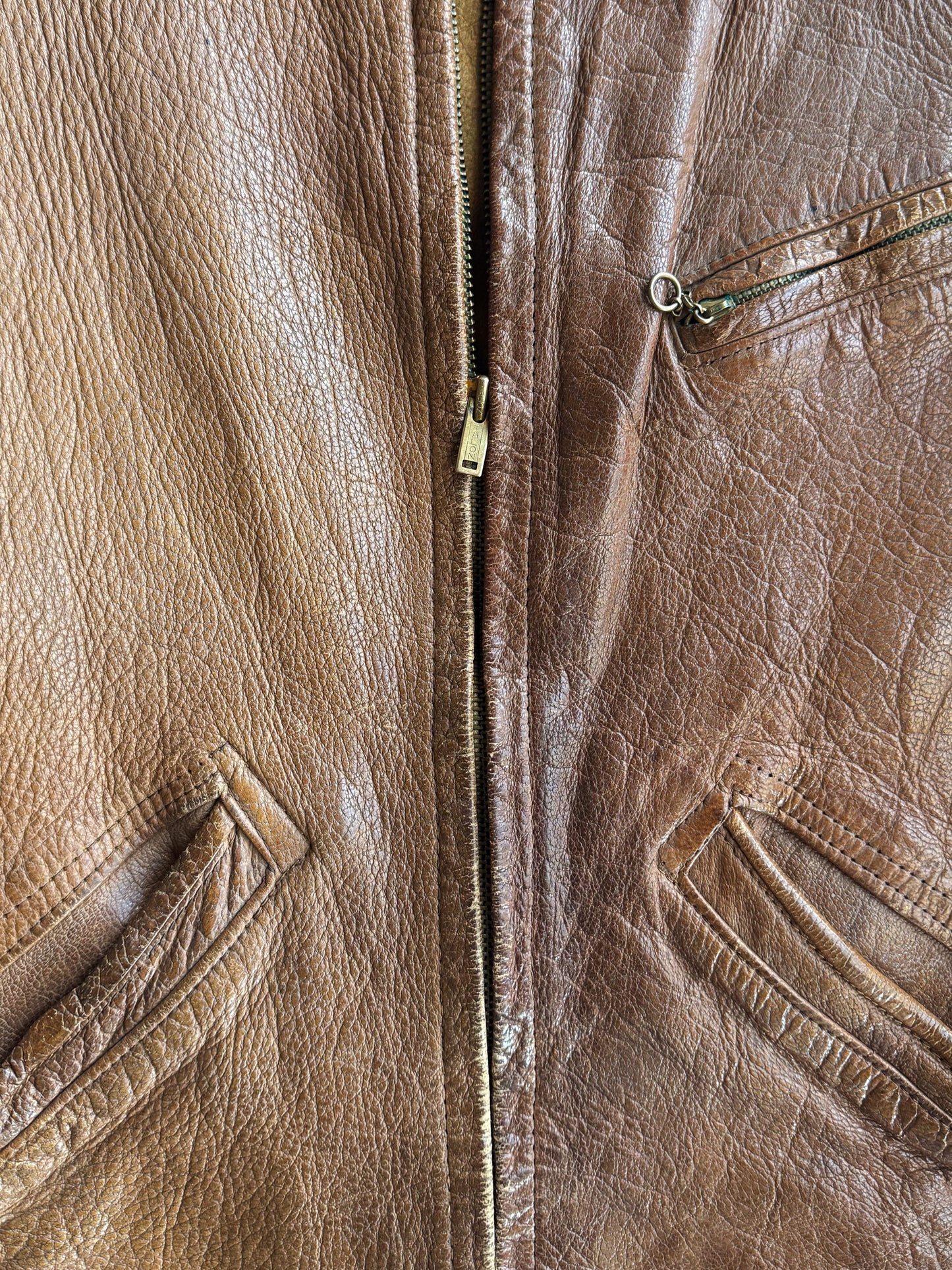 1930s Leather Jacket (M/L)