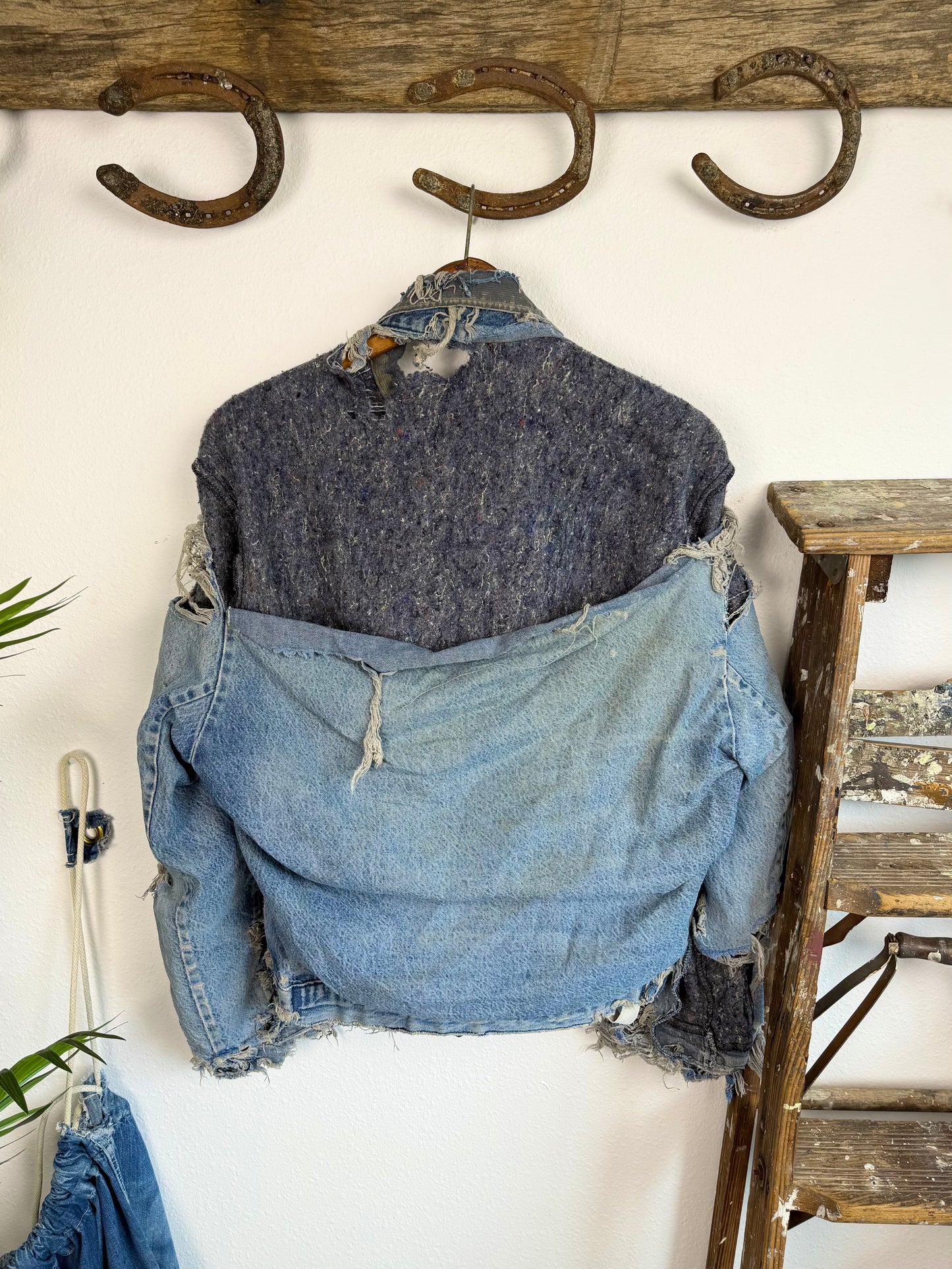 1970s Big Ben Thrashed ‘Zombie’ Denim Jacket (XL)