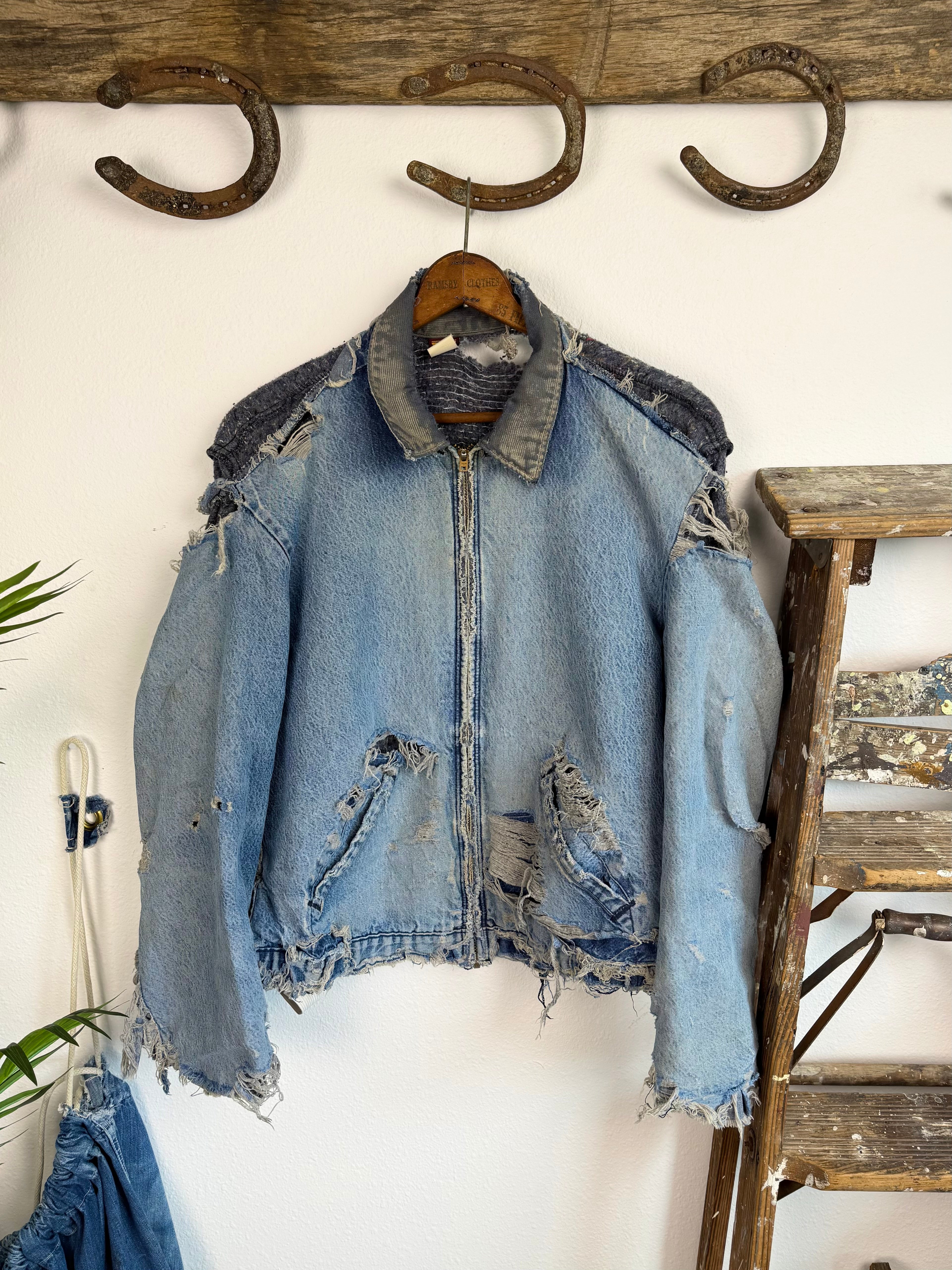 1970s Big Ben Thrashed ‘Zombie’ Denim Jacket (XL)