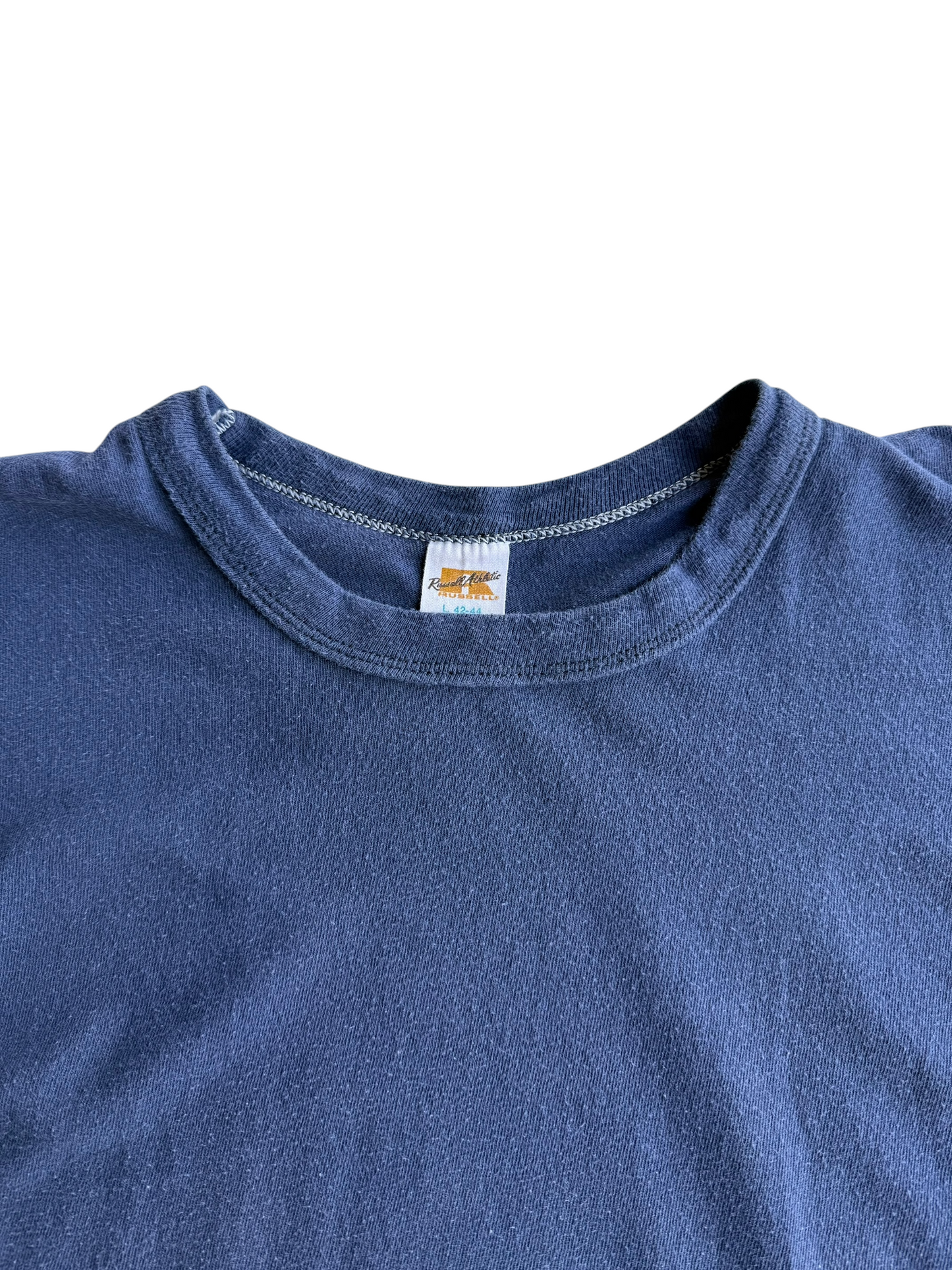 1970s Blank Navy Tee (S/M)