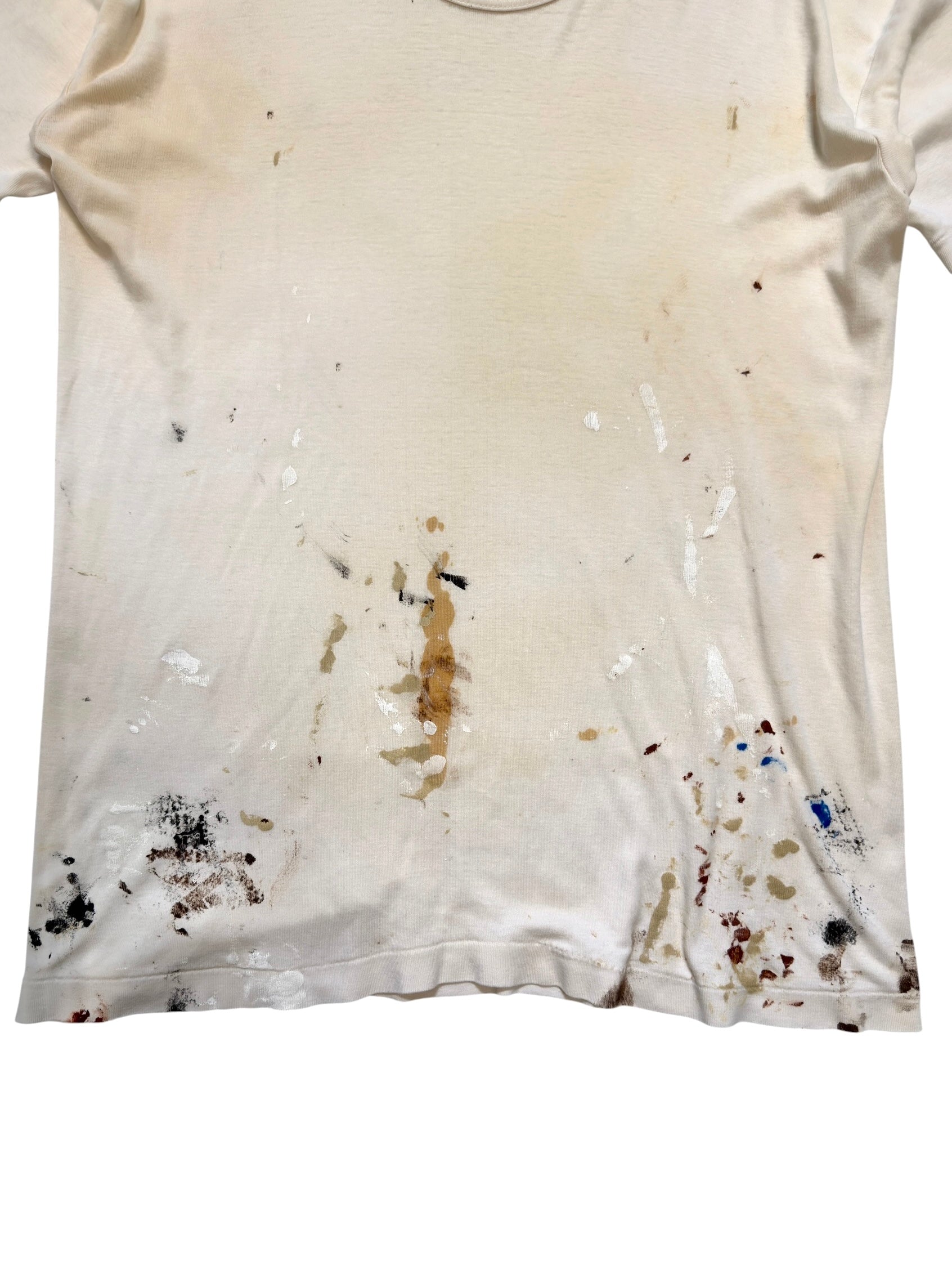 1940s Distressed Paint Splatter Tee (S/M)