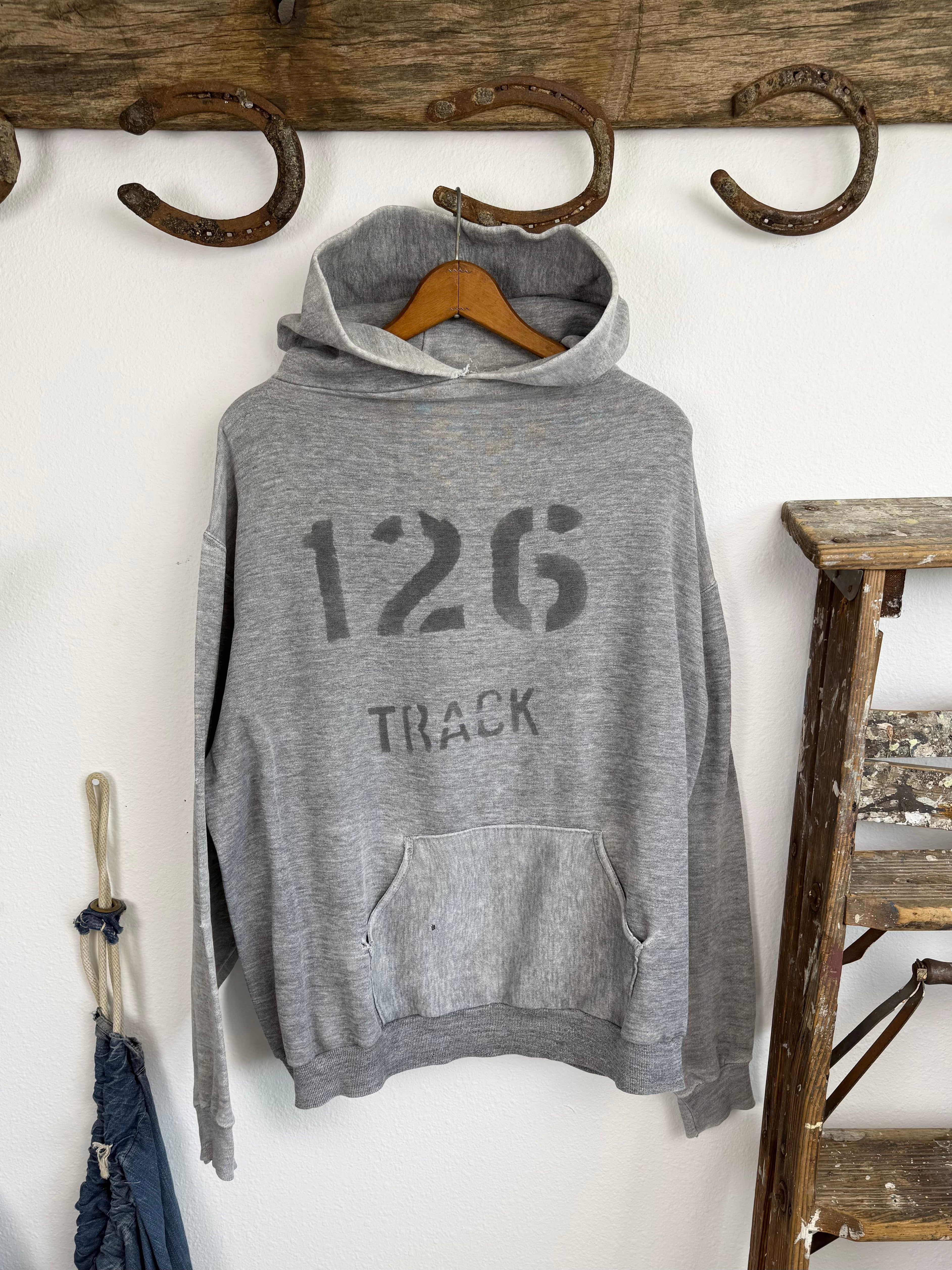 1960s/1970s Russell Athletic Stenciled Track Hoodie (XXL)