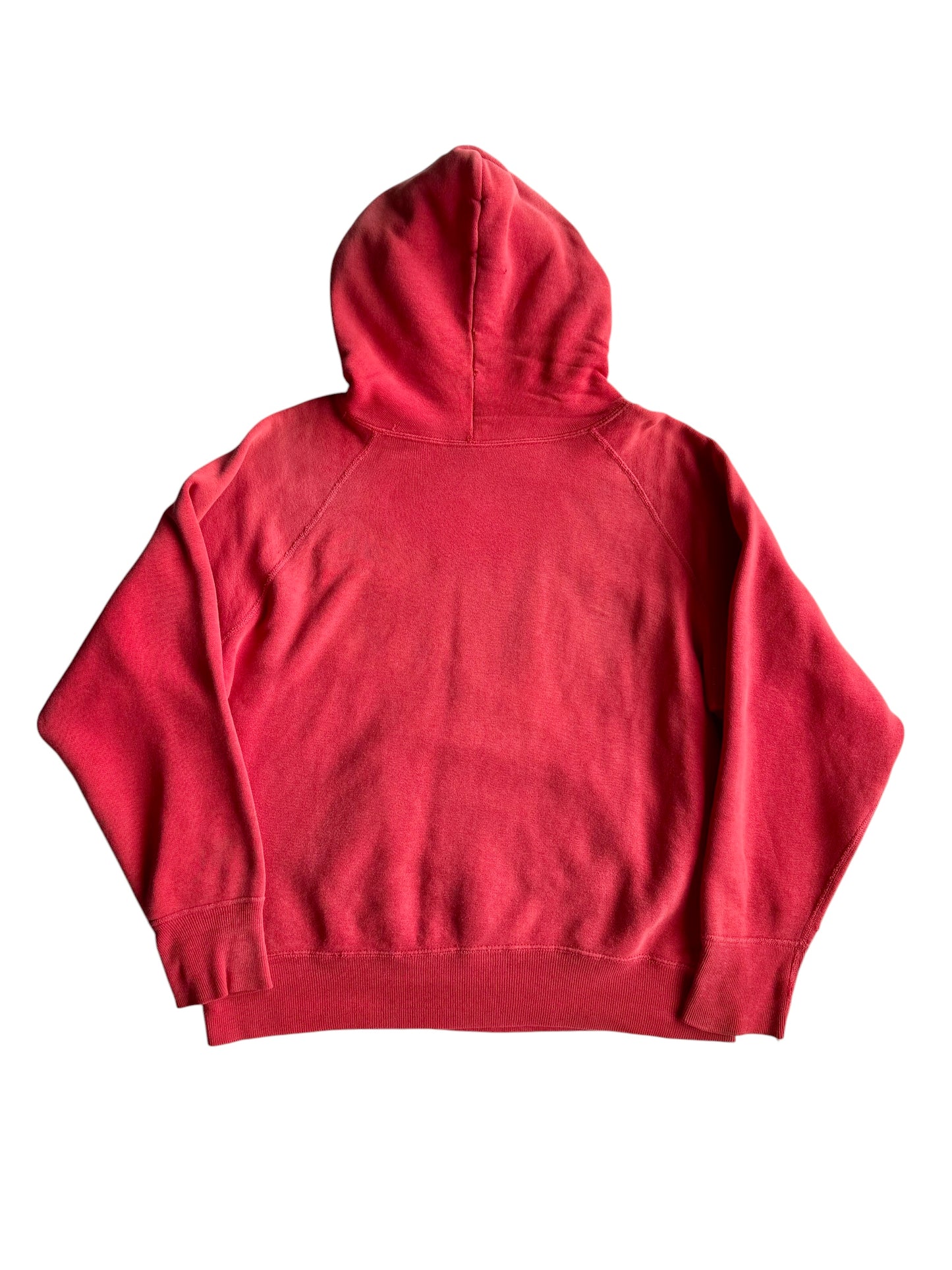 1950s Sun Faded Lock Hood Red Hoodie (XL)