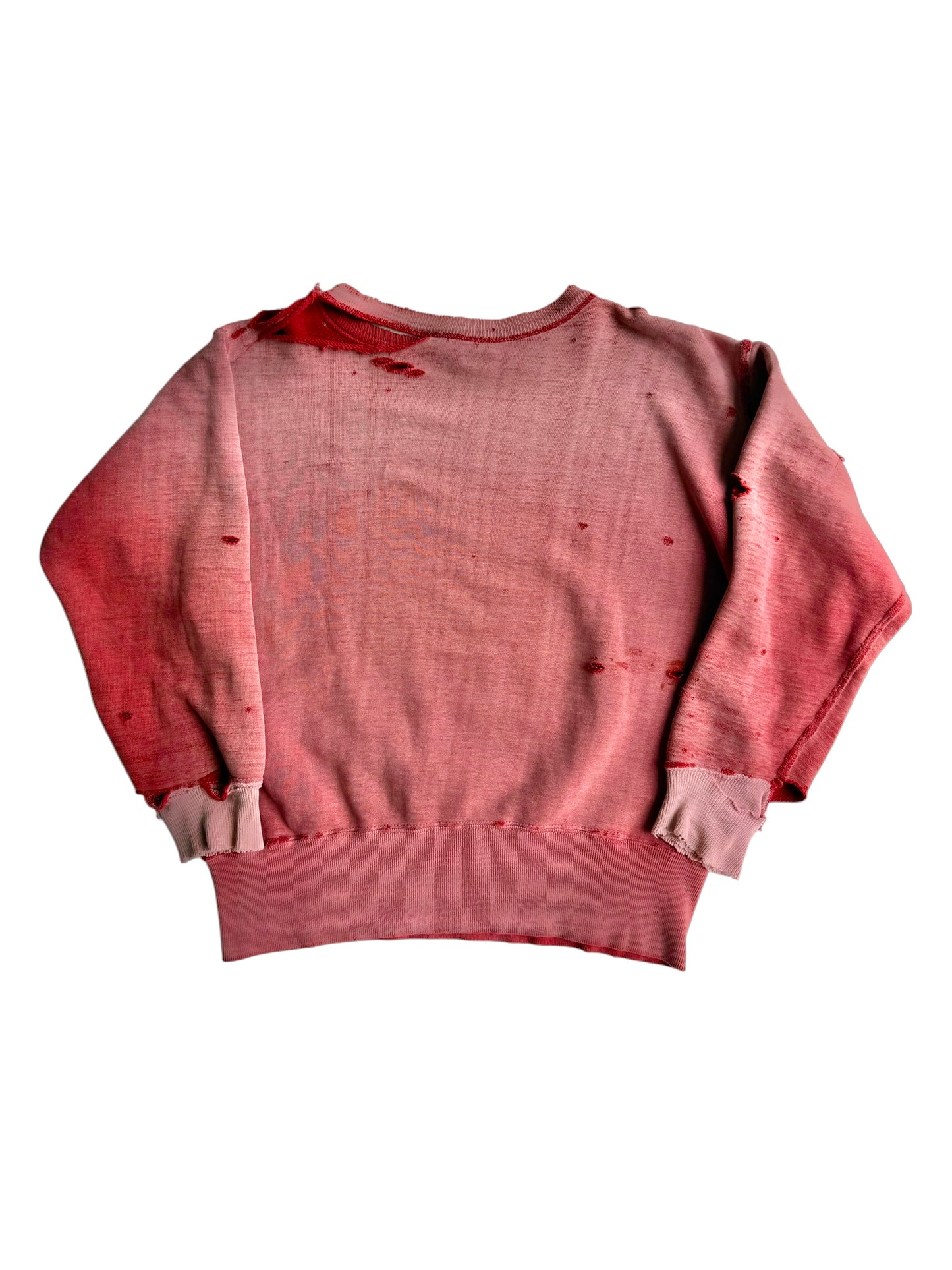 1950s Champion Thrashed and Sun Faded ‘Monmouth’ Sweatshirt (XL)