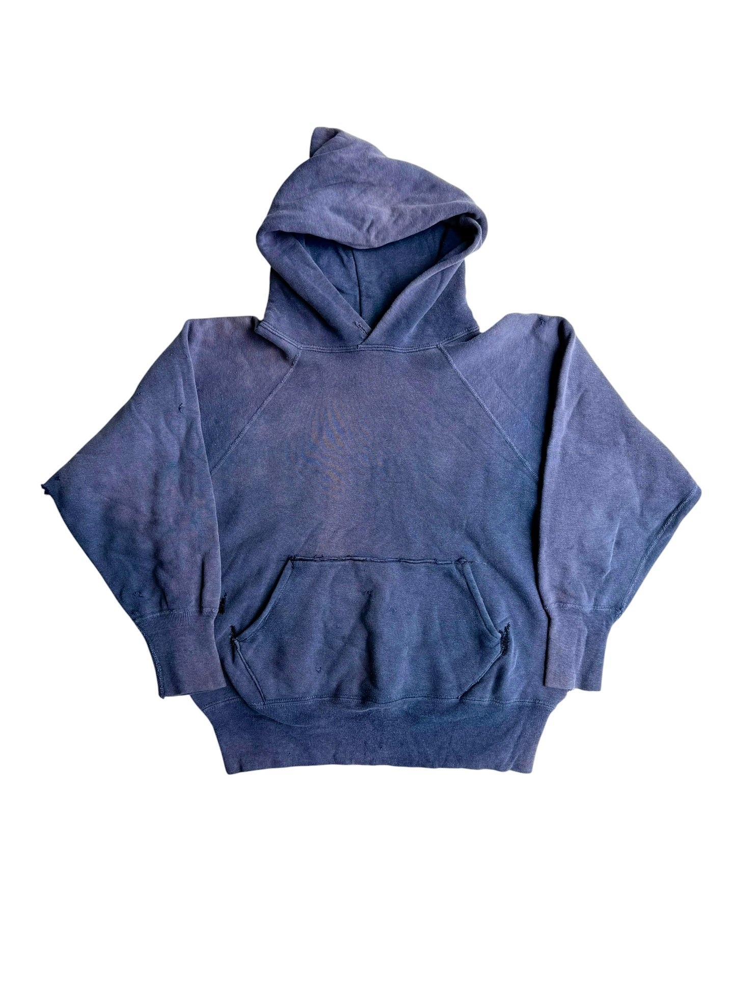 1950s Blueberry Sun Faded Hoodie (S/M)