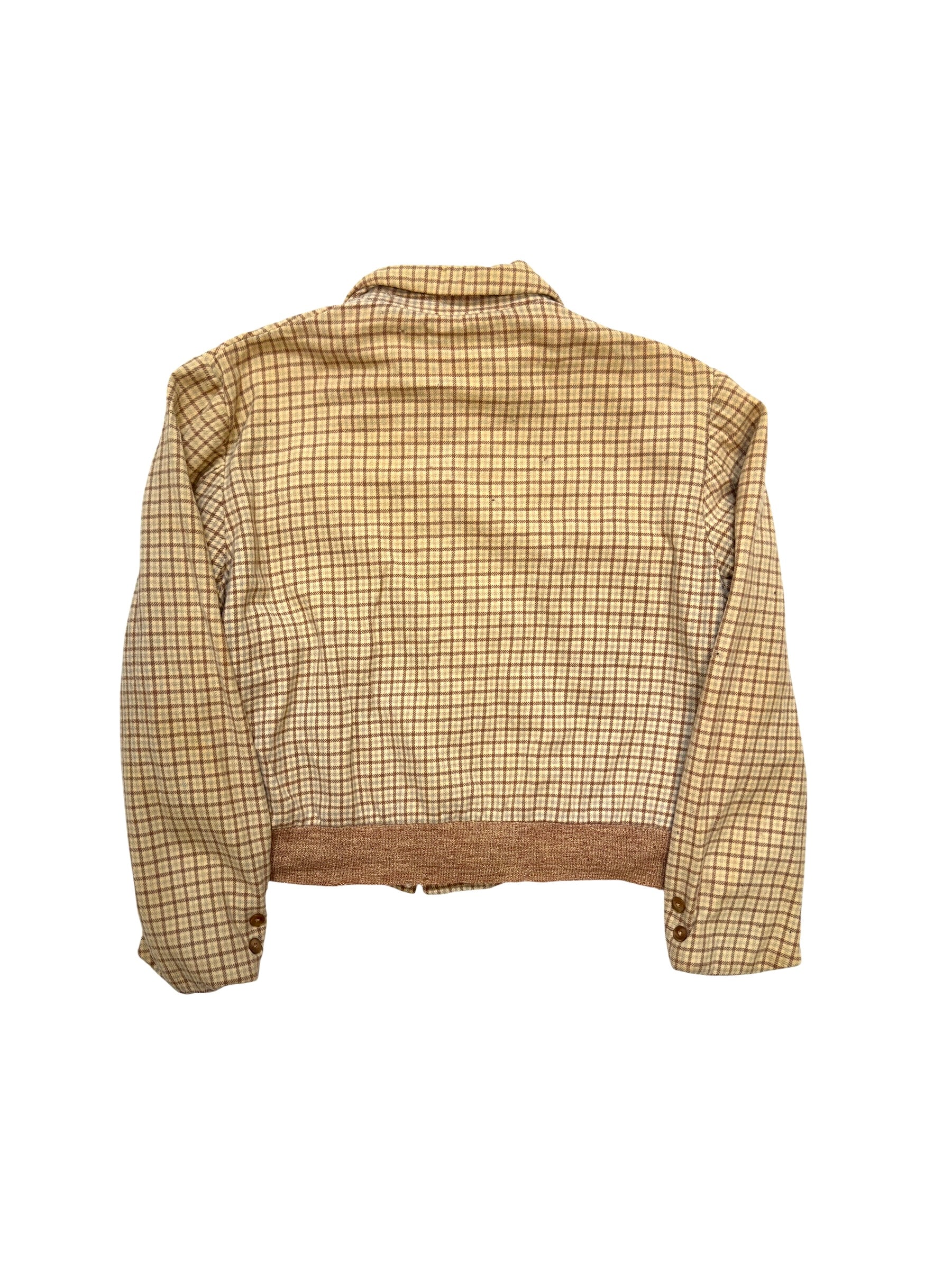 1950s Plaid Pendleton Jacket (L/XL)