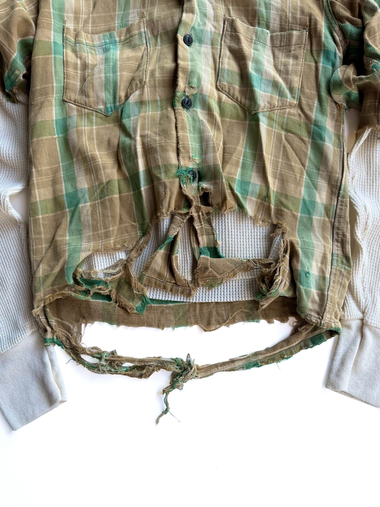 1940s Distressed Flannel With 1950s Thermal (S)