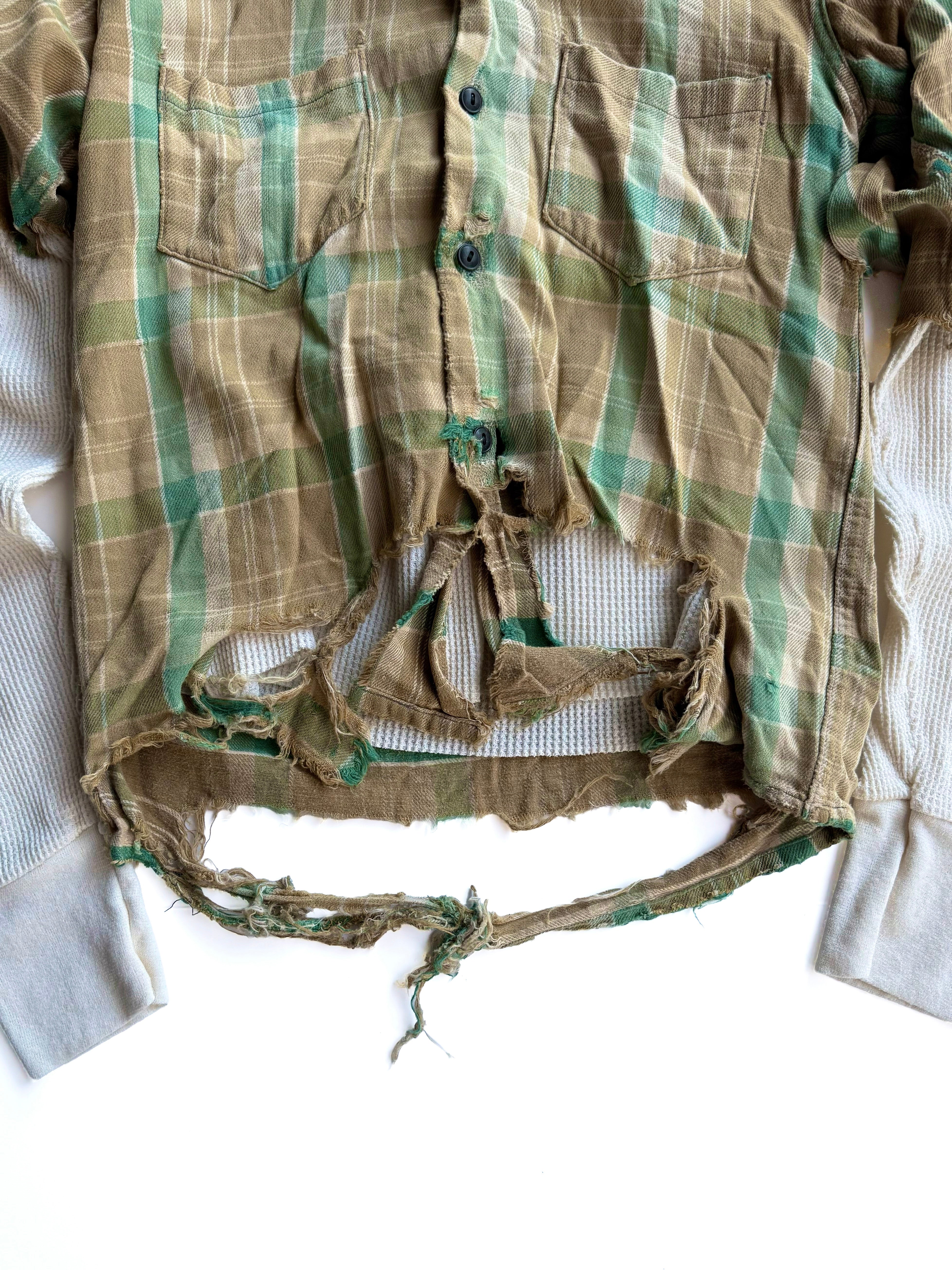 1940s Distressed Flannel With 1950s Thermal (S)