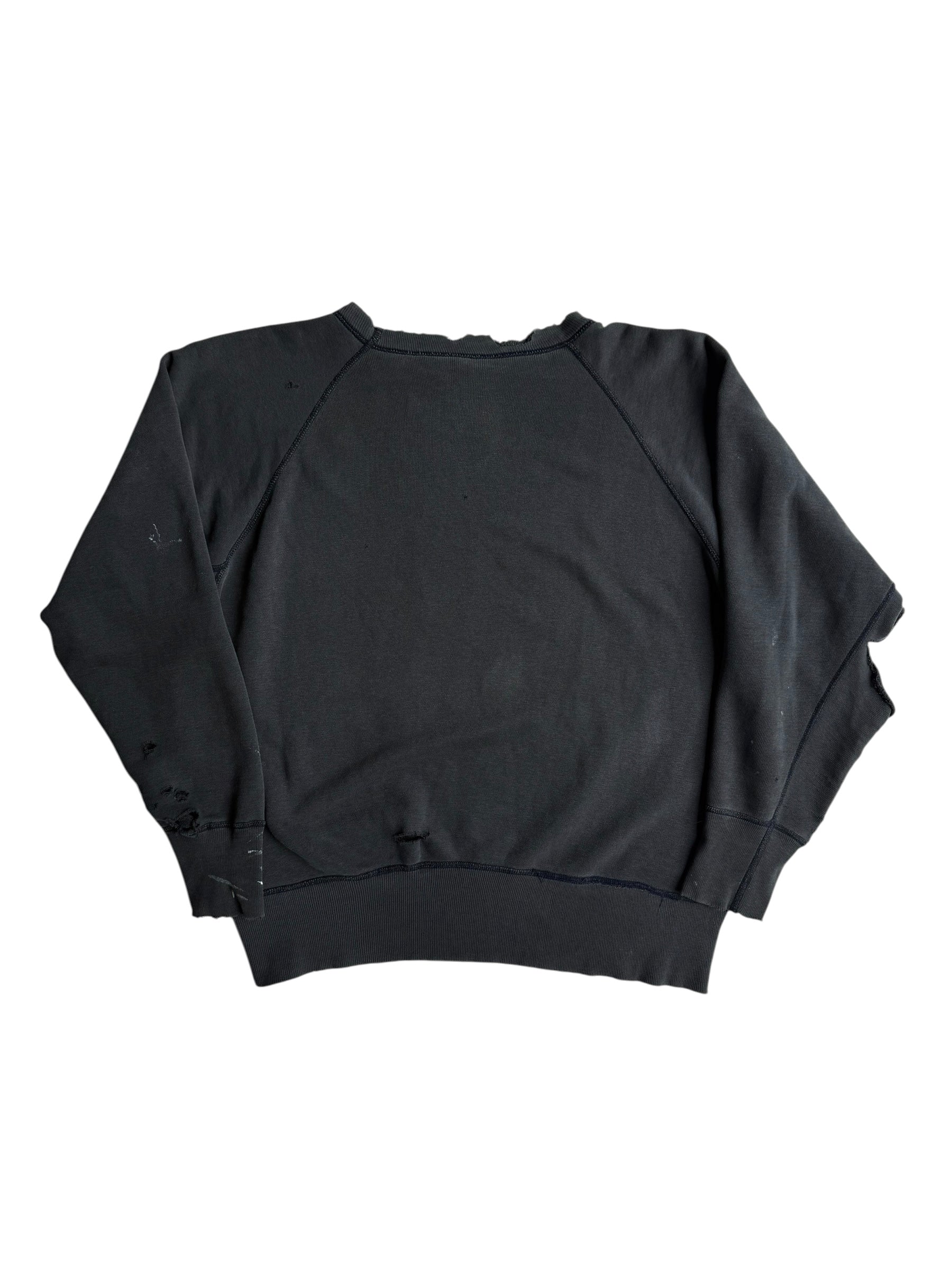 1950s Champion ‘Lawrence’ Black Sweatshirt (XL)