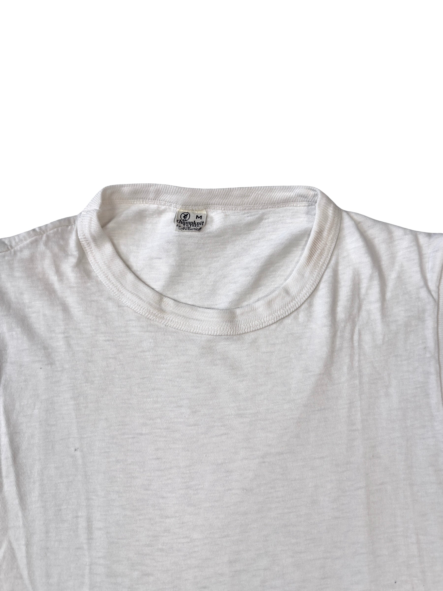1940s Champknit White Essential Tank Top (S)