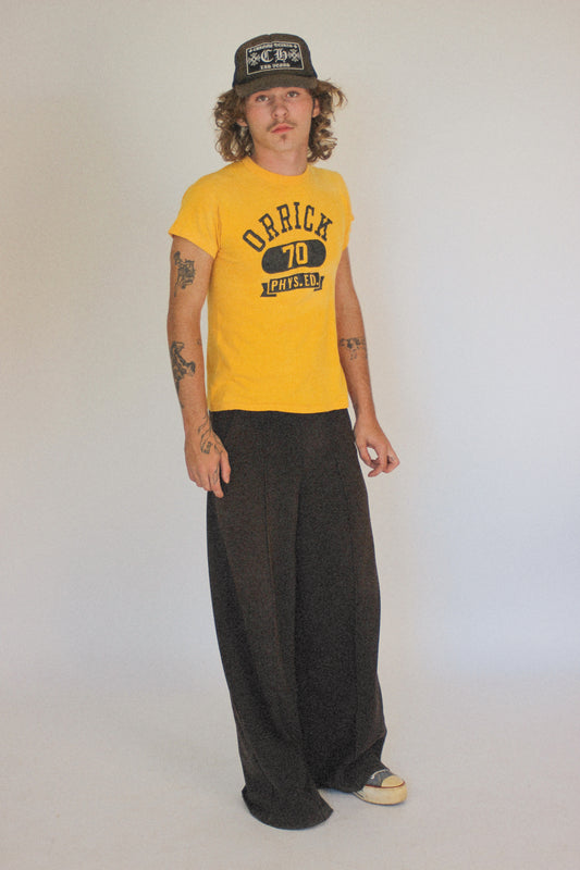 1960s ‘Drrick’ Sun Faded Phys Ed Tee (S/M)