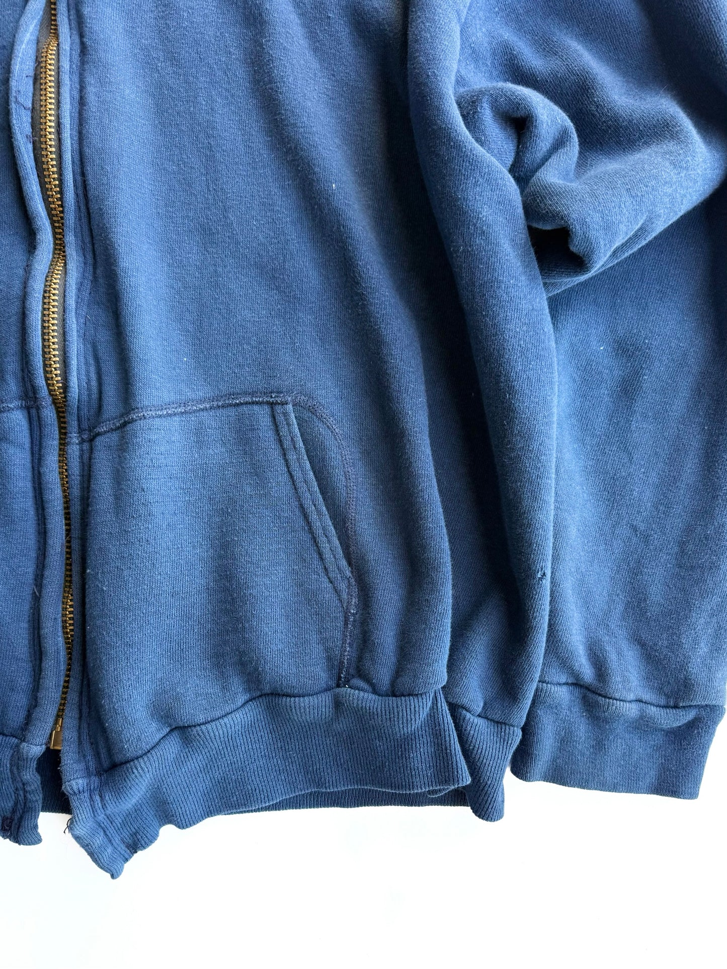 1960s Thermal Lined ‘D Pocket’ Zip Up Jacket (S/M)