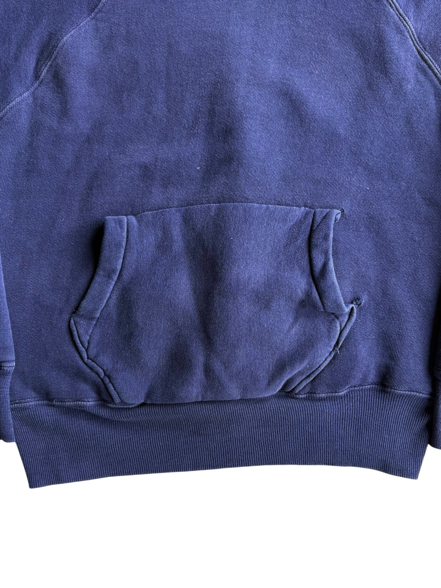 1950s Pilgrim Double Face Thermal Lined Navy Hoodie (S/M)