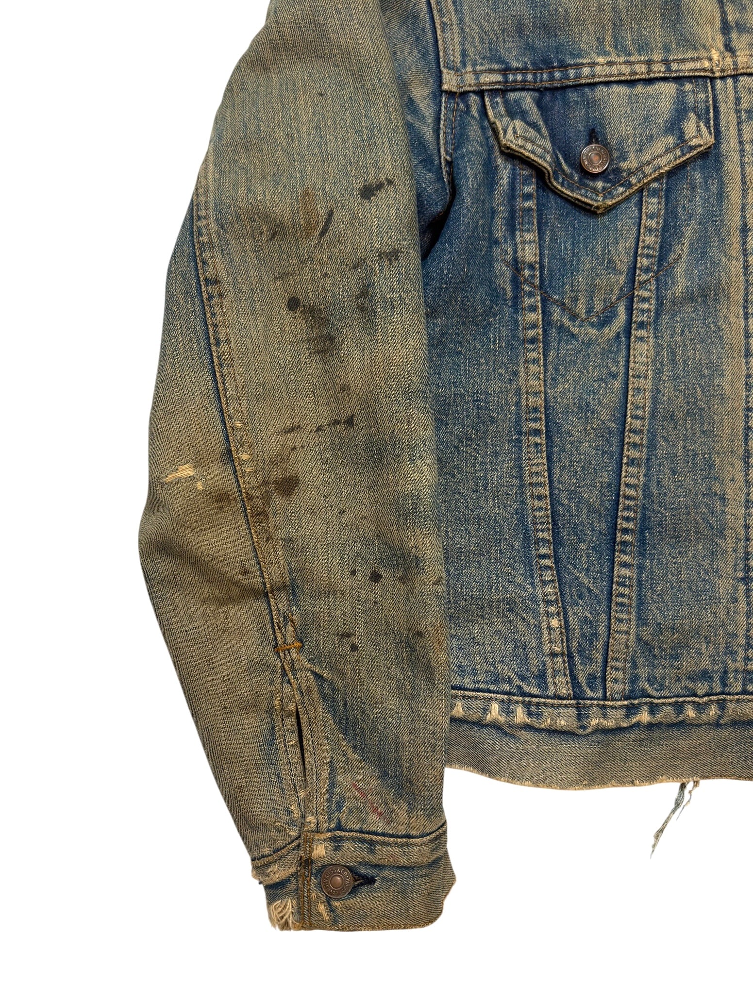 1960s Levi’s Type 3 Lined Distressed Denim Jacket (S/M)