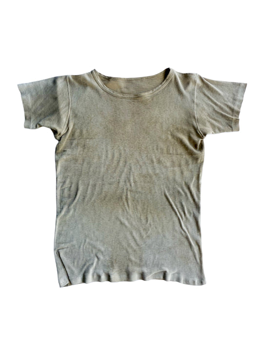 1940s Perfect Essential Faded Brown Blank Tee (S/M)