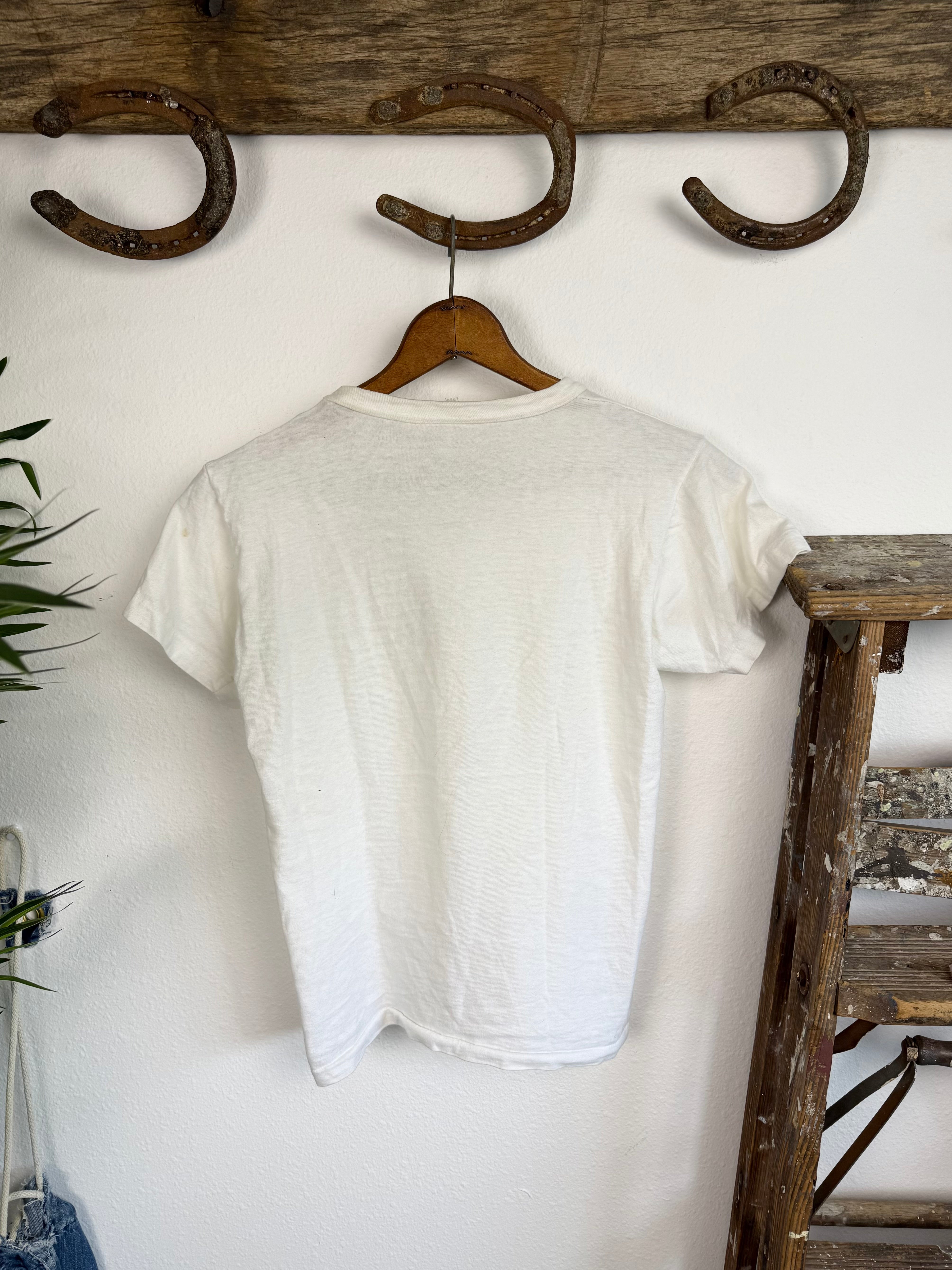 1960s ‘Super Soft’ Pristine ￼Essential White Tee (S/M)