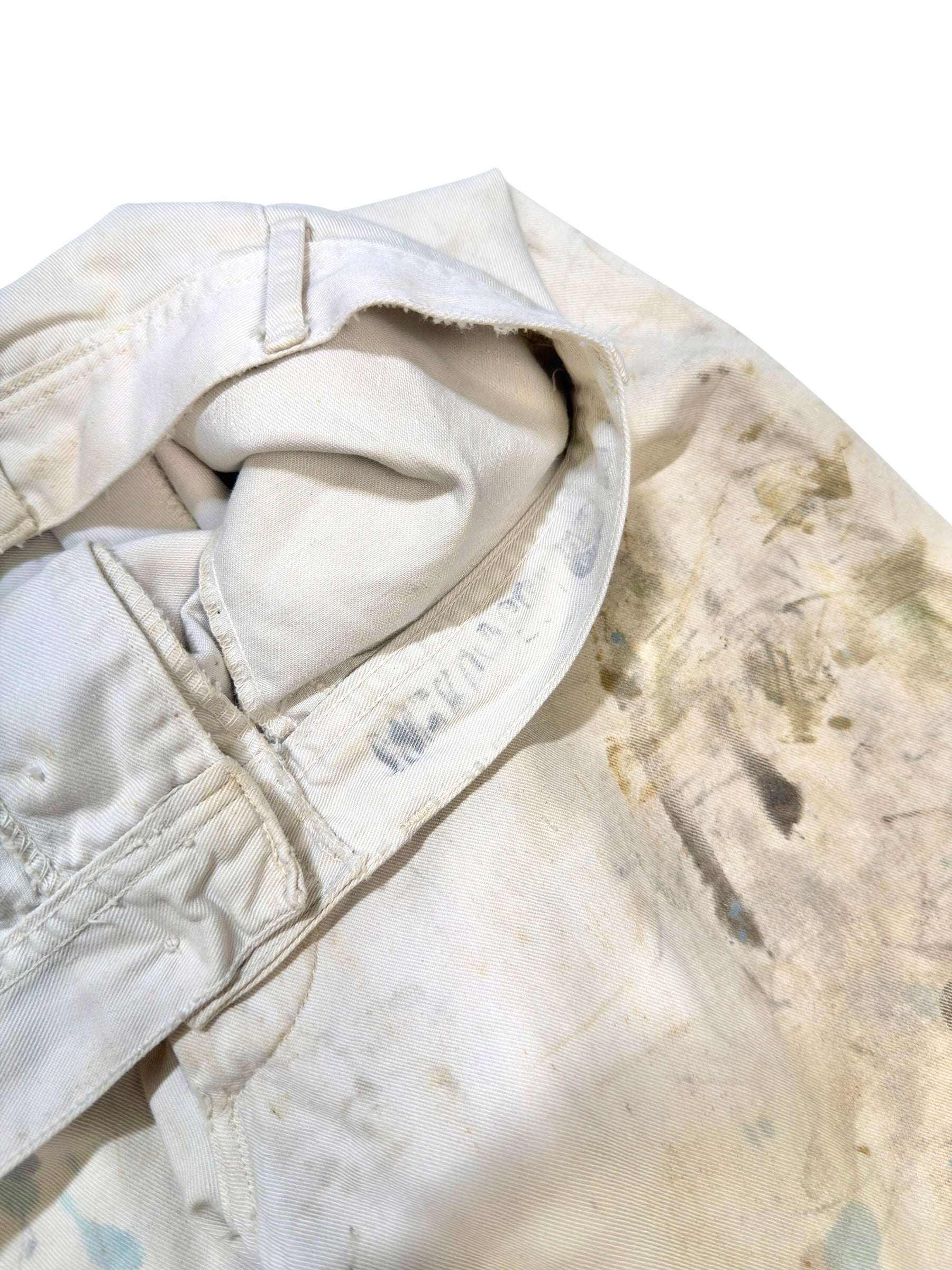 1940s WW2 US Navy Splatter Paint Dungaree Pants (31)