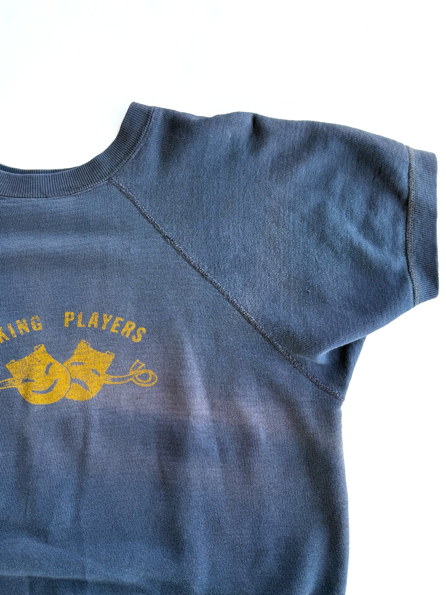 1960s ‘Viking Players’ Short Sleeve Sweatshirt (S/M)