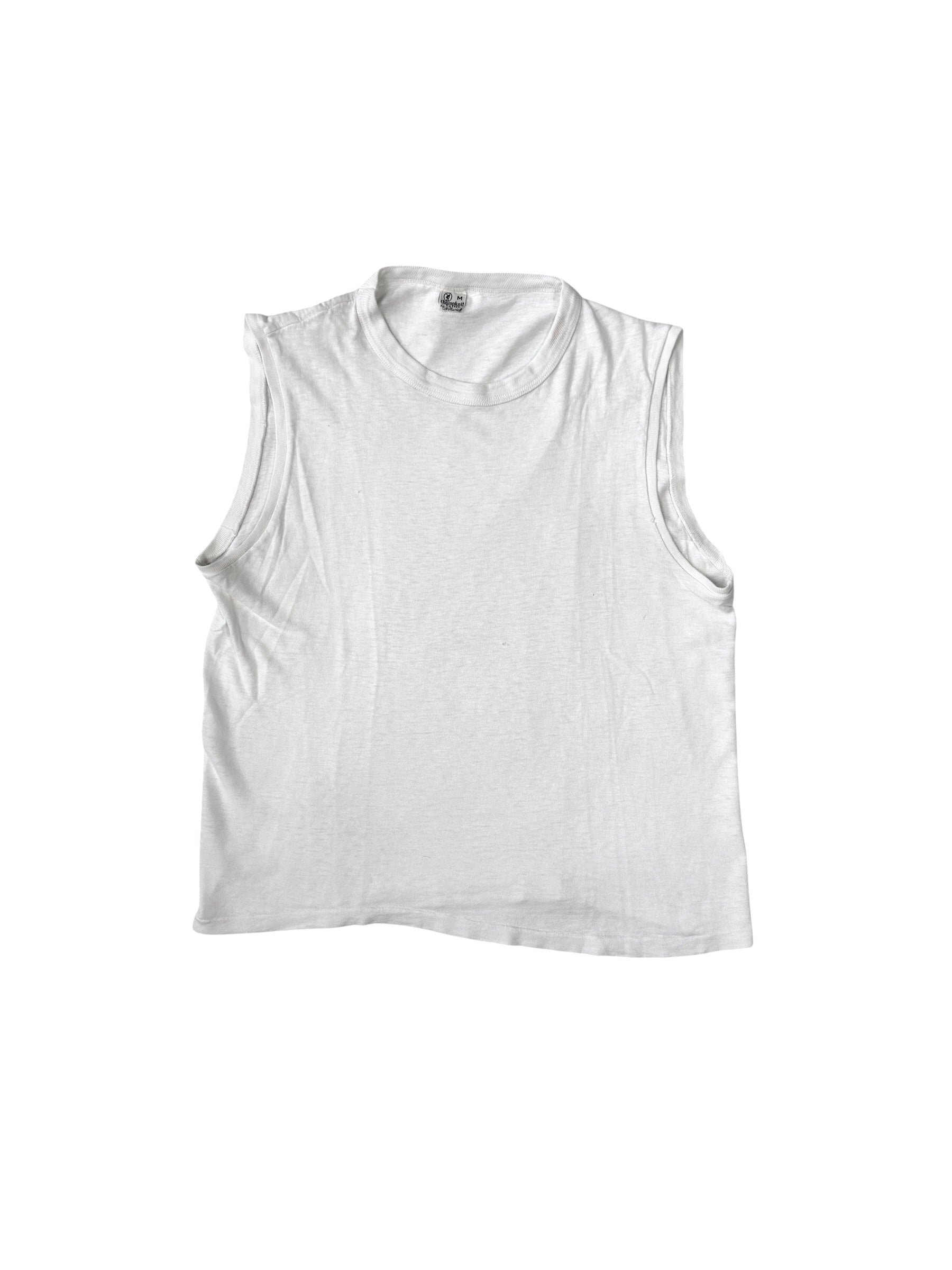 1940s Champknit White Essential Tank Top (S)