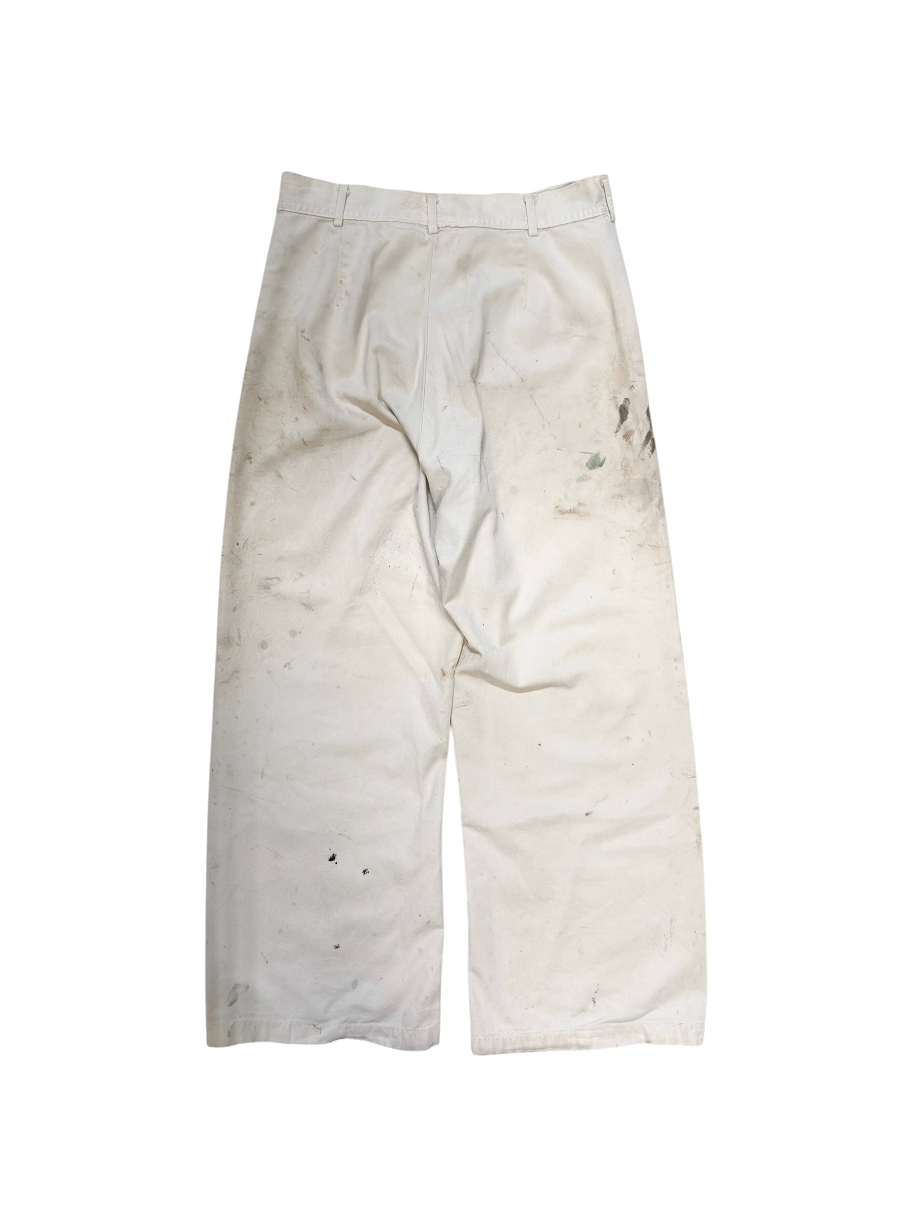 1940s WW2 US Navy Splatter Paint Dungaree Pants (31)