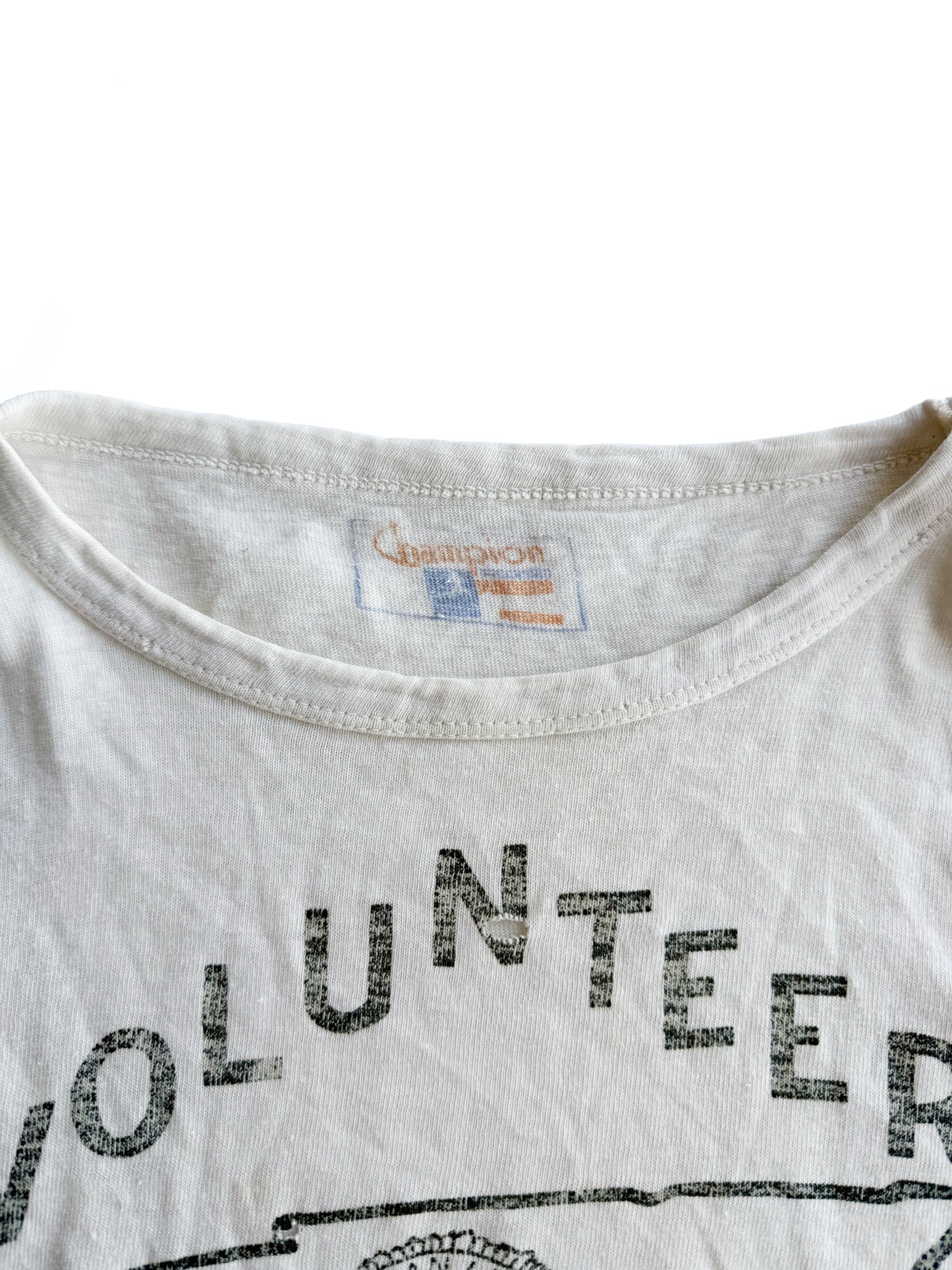 1940s ‘Rare Tag’ Champion Volunteer Girls State Tee (S/M)